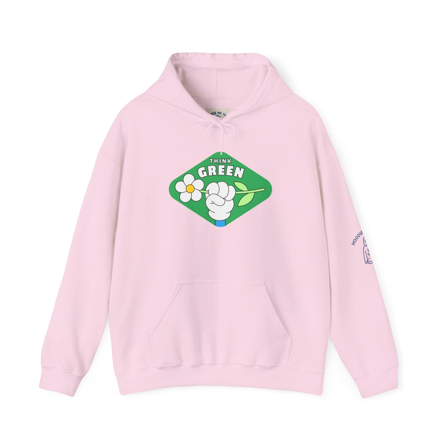 THINK GREEN - Unisex Heavy Blend Hooded Sweatshirt. Stay Warm in Cozy in Winter Classrooms [...]