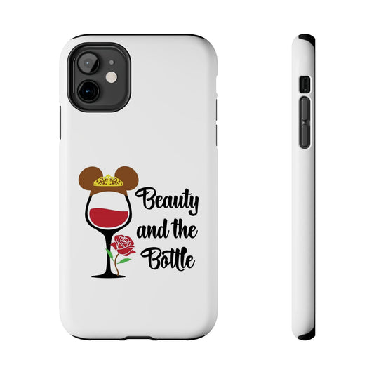 Beauty and the Bottle - Tough iPhone Cases - Choose your Size