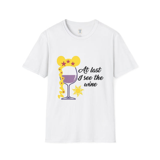At Last I See the Wine - Unisex Softstyle T-Shirt