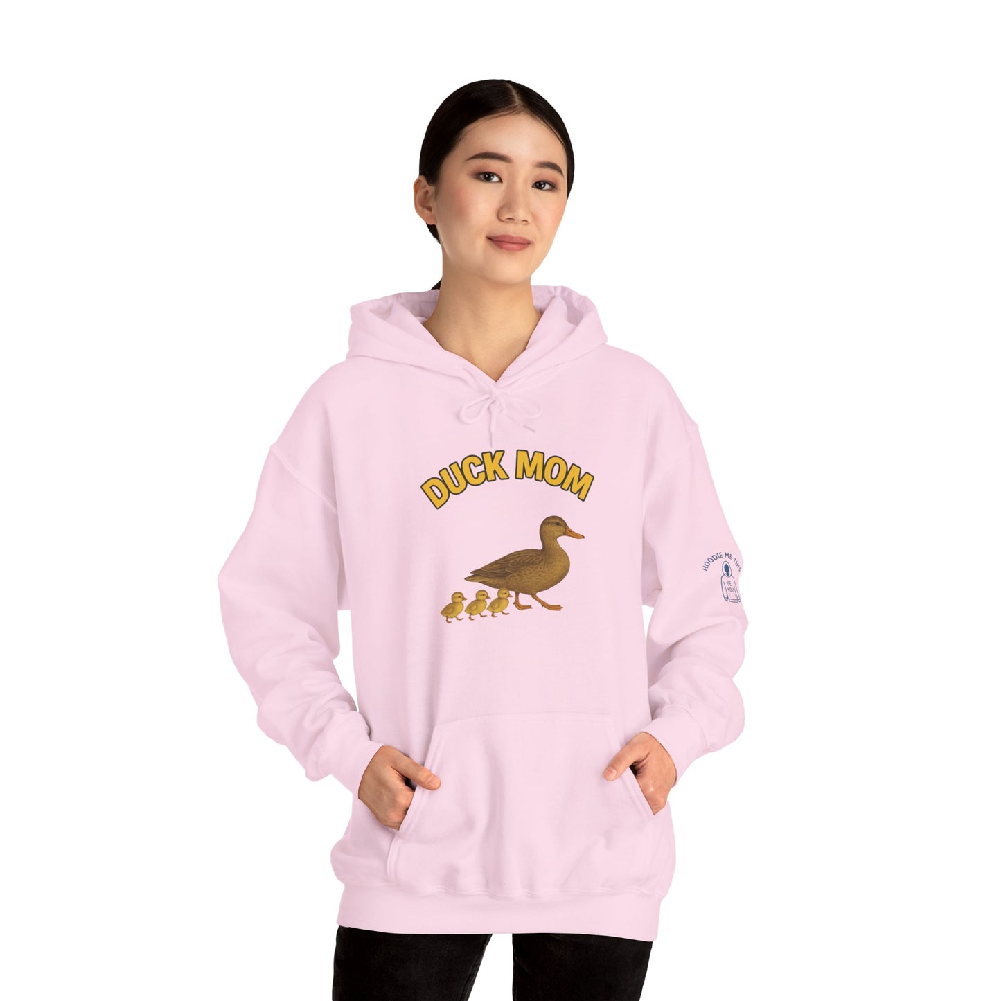 DUCK MOM - Unisex Heavy Blend Hooded Sweatshirt. Stay Warm while Feeding and watching your Ducks!  [...]