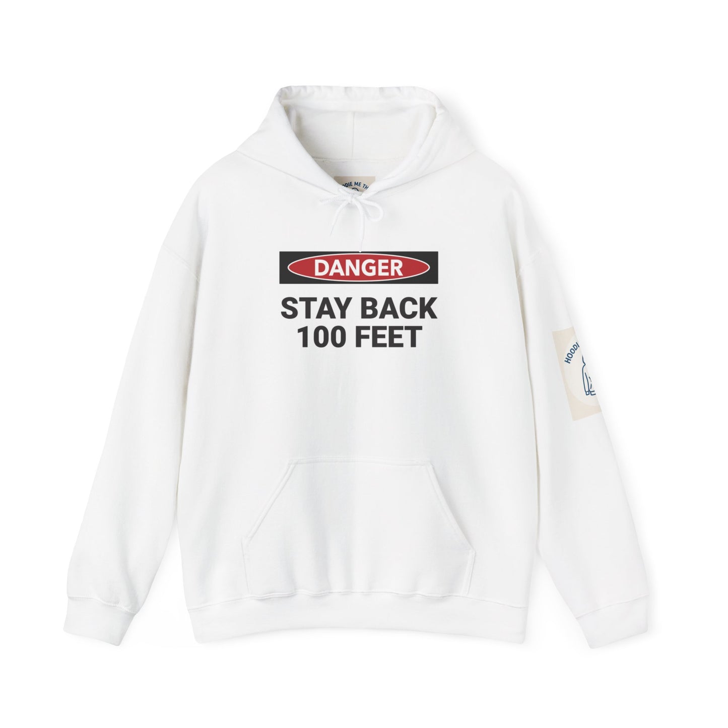 Danger Stay Back 100 Feet - Unisex Heavy Blend Hooded Sweatshirt, Police Support Apparel, Law Enforcement Gear, Gift for First Responders, [...]
