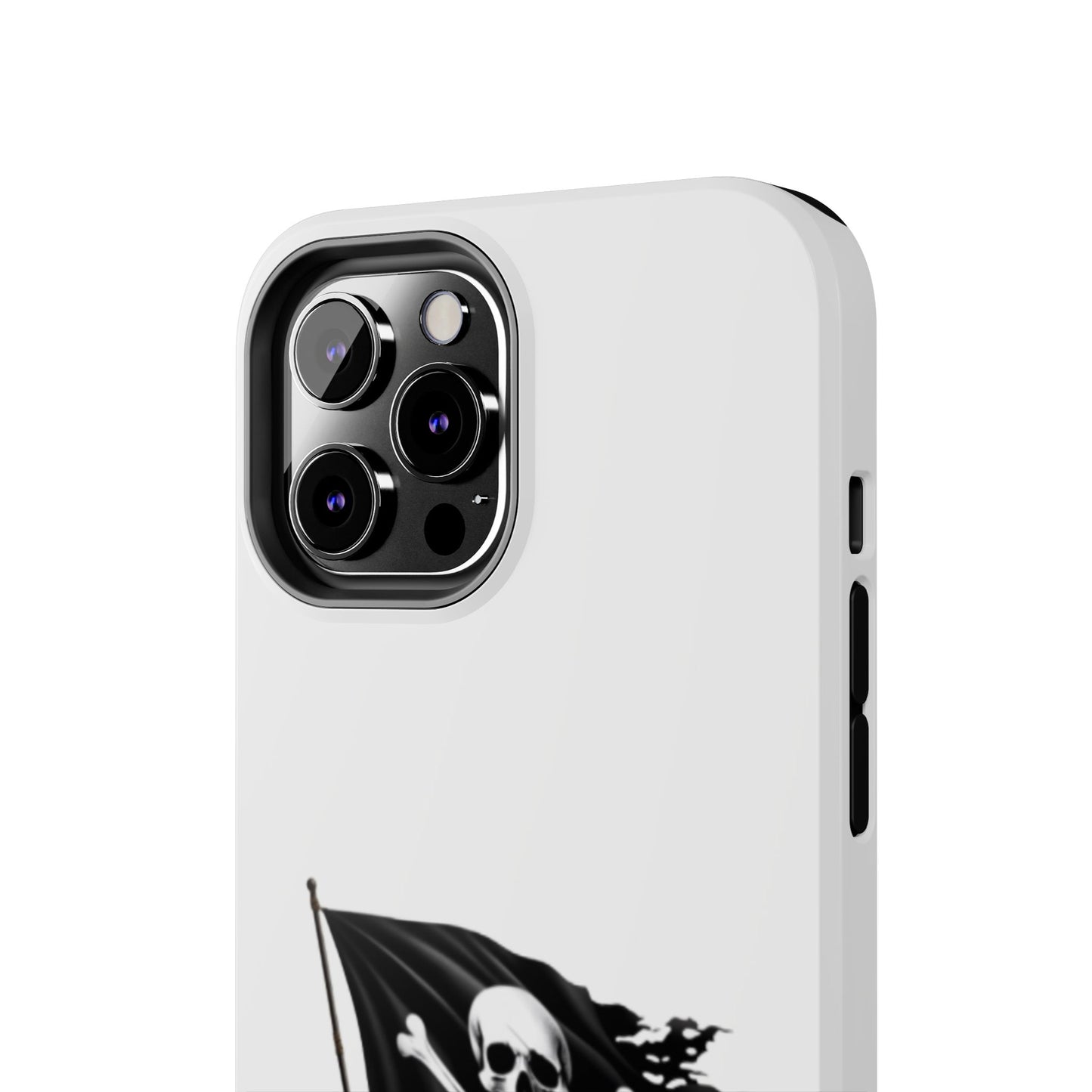 Black Skull Pirate Flag - Tough iPhone Cases - Choose your Size
