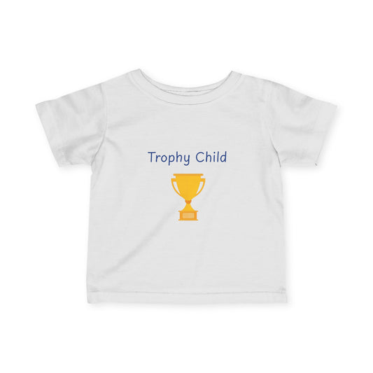 Trophy Child Infant Tee, Cute Baby Shirt, Toddler Graphics, USA Pride Clothing, Baby Shower Gift, Nursery Decor
