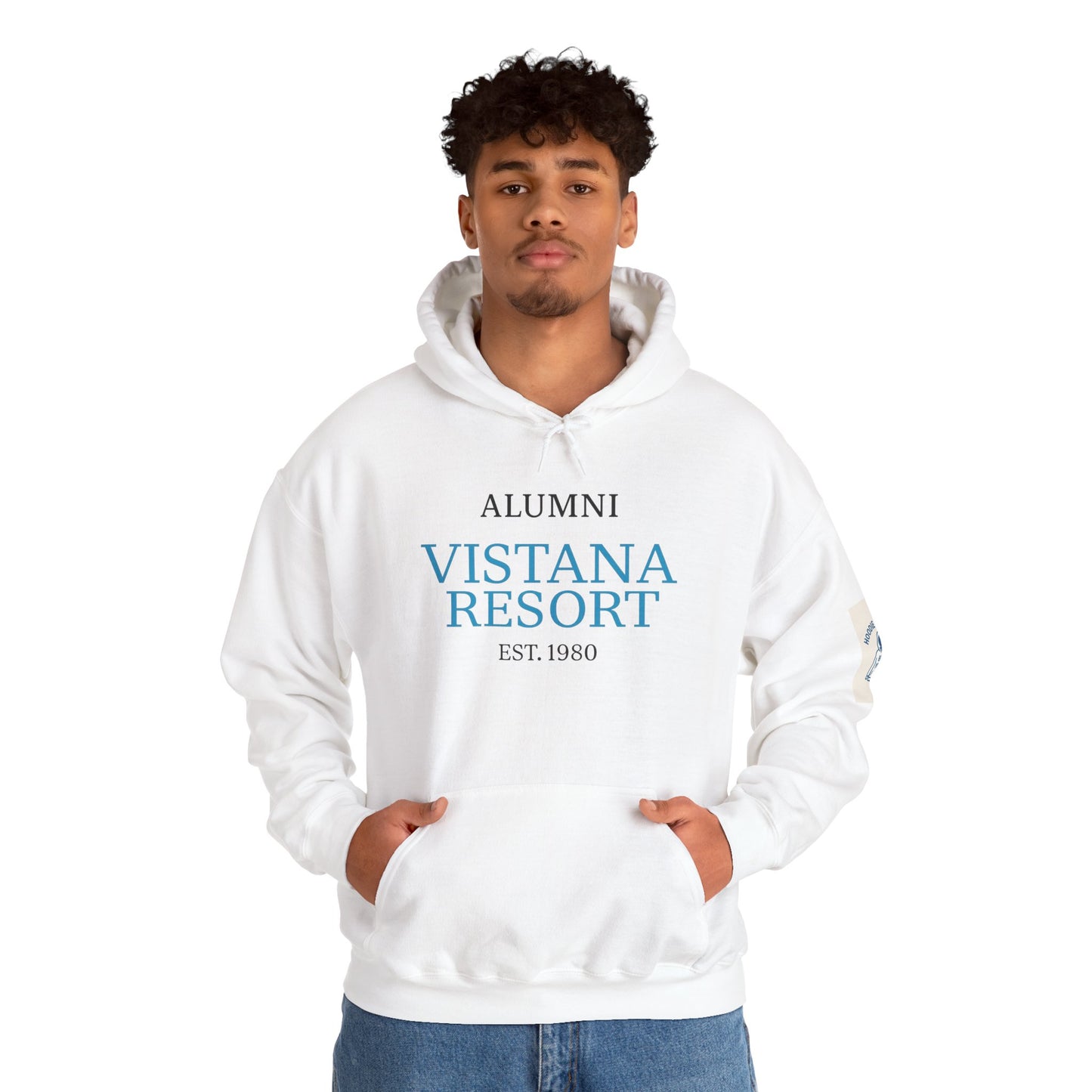 ALUMNI VISTANA RESORT EST. 1980 - Unisex Heavy Blend™ Hooded Sweatshirt, Celebrate your Memory of the Best Place to Work!