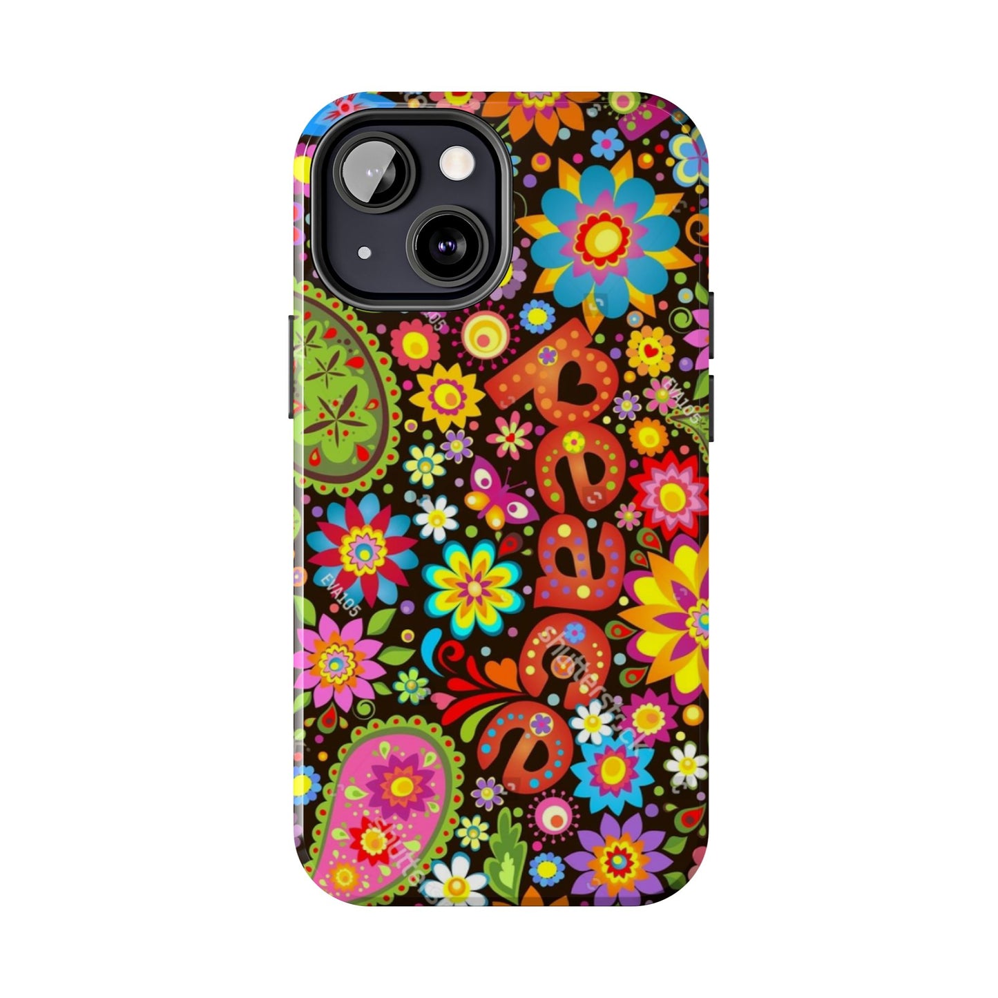 RETRO - PEACE - Tough iPhone Cases - Choose your Model & Size