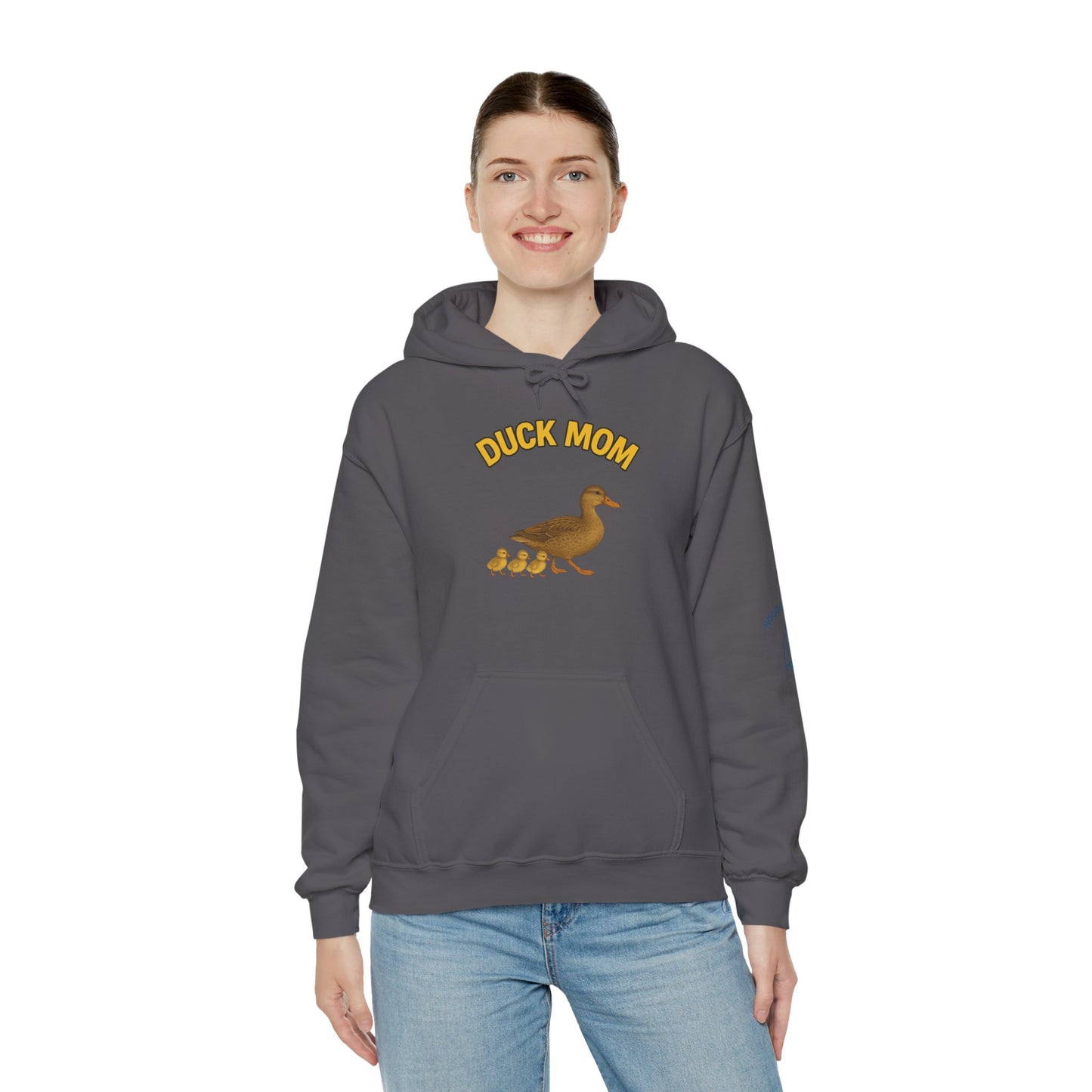 DUCK MOM - Unisex Heavy Blend Hooded Sweatshirt. Stay Warm while Feeding and watching your Ducks!  [...]