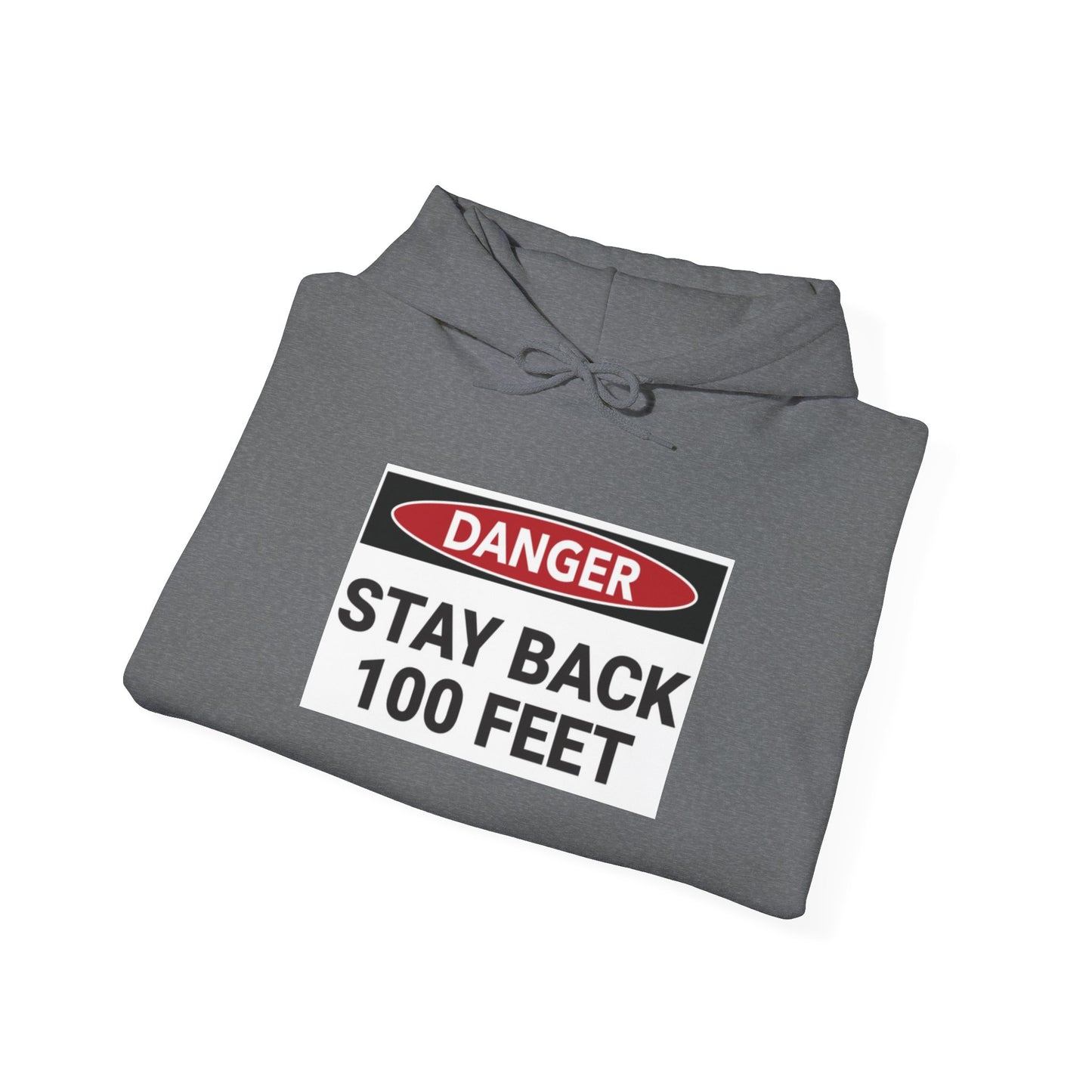 Danger Stay Back 100 Feet - Unisex Heavy Blend Hooded Sweatshirt, Police Support Apparel, Law Enforcement Gear, Gift for First Responders, [...]