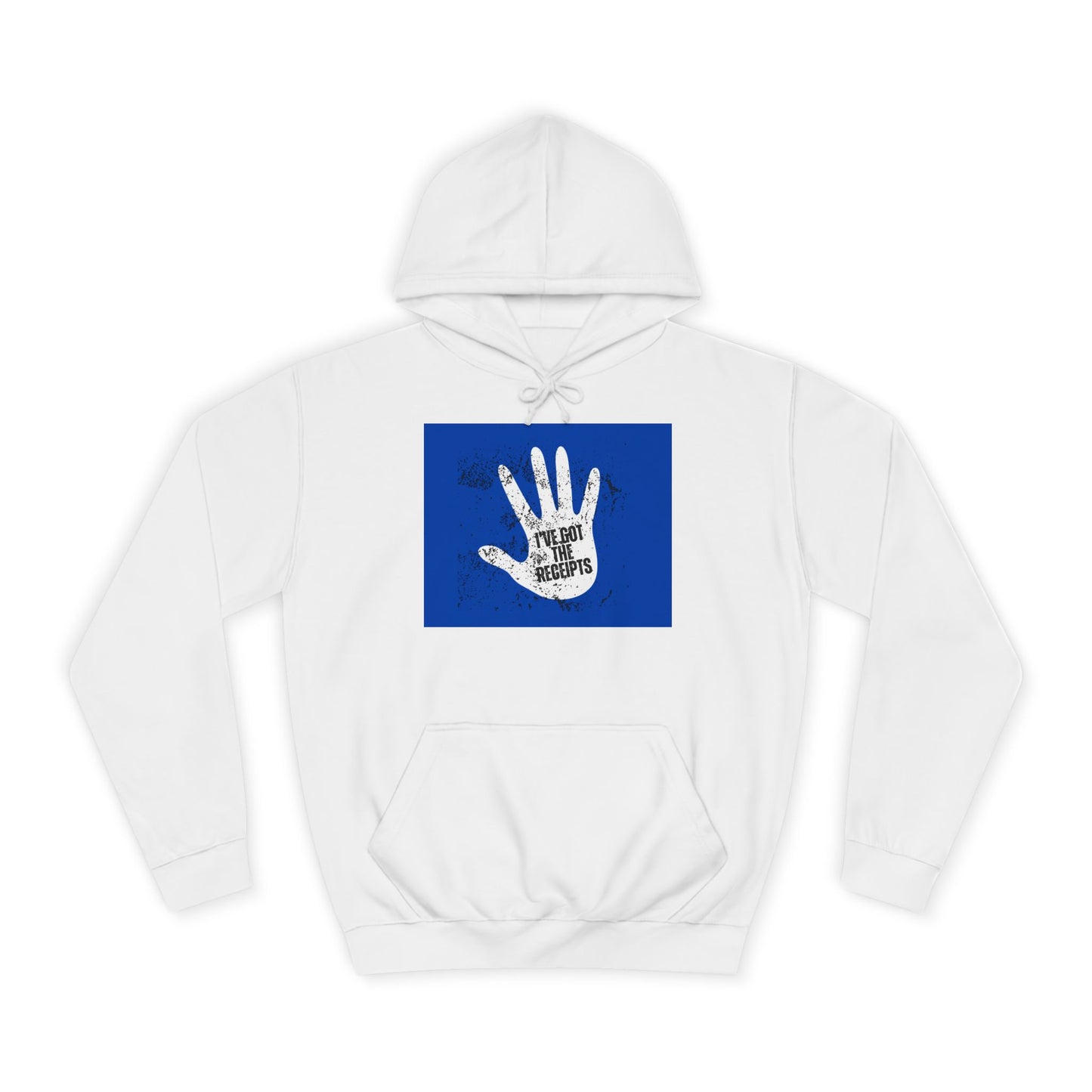 I’ve got the Receipts - Unisex College Hoodie with Abstract Handprint Design, Cozy Sweater for Students, Casual Wear, Perfect Gift for Graduates, College Life [...]