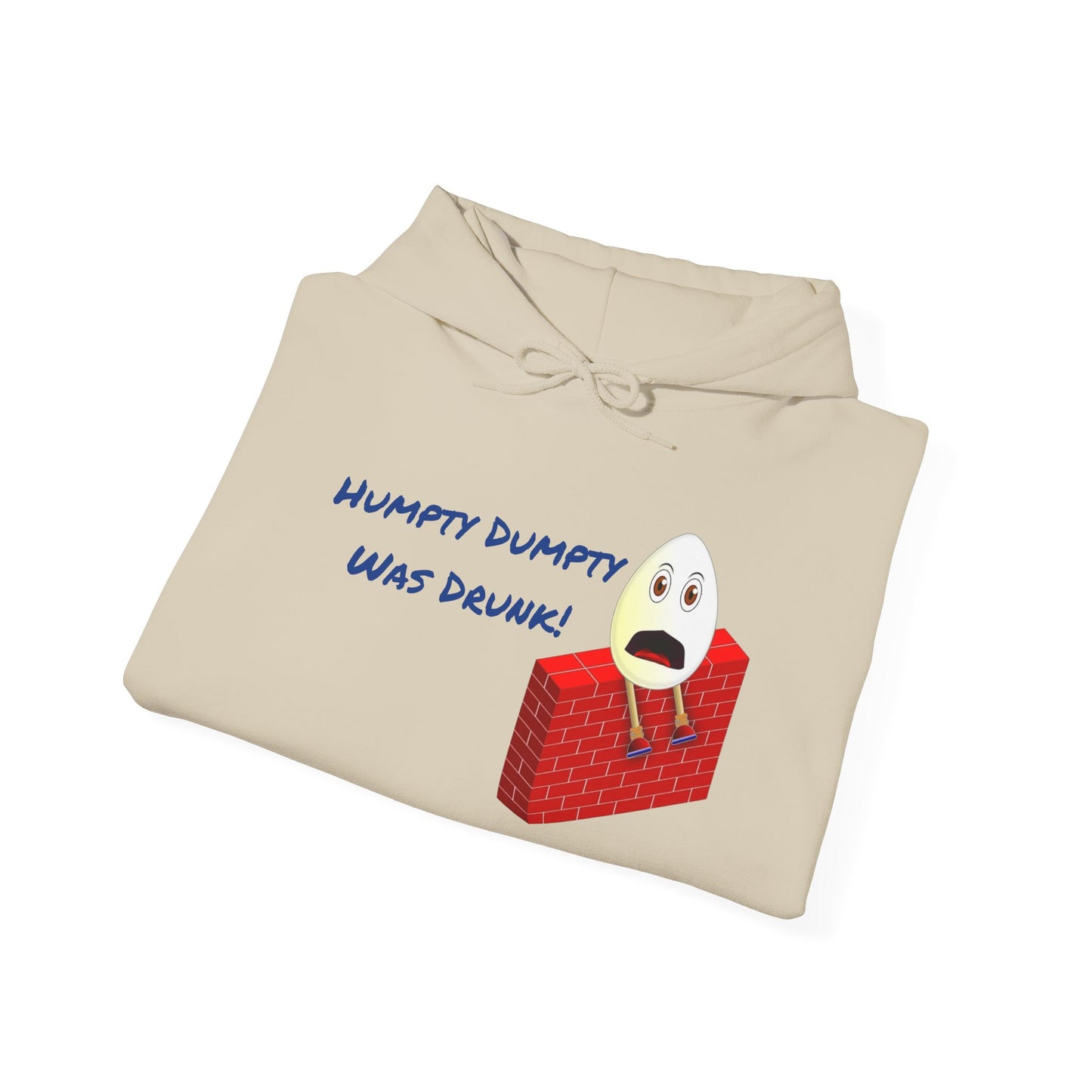 Humpty Dumpty Was Drunk! - Unisex Heavy Blend Hooded Sweatshirt. Stay Warm in Cozy in Winter Classrooms [...]