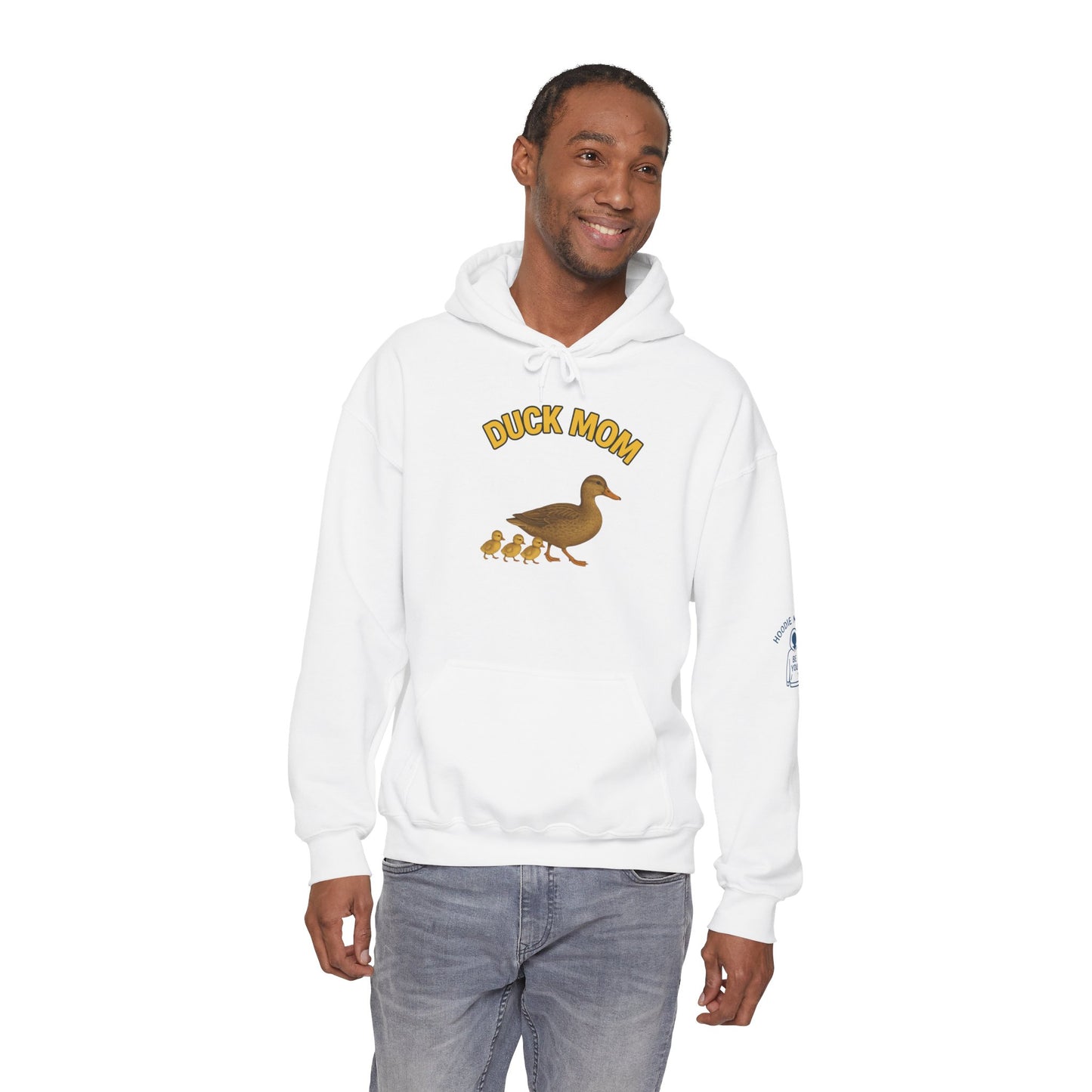 DUCK MOM - Unisex Heavy Blend Hooded Sweatshirt. Stay Warm while Feeding and watching your Ducks!  [...]