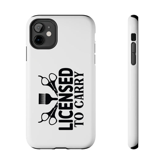 LICENSED TO CARRY - Tough iPhone Cases - Choose your Size