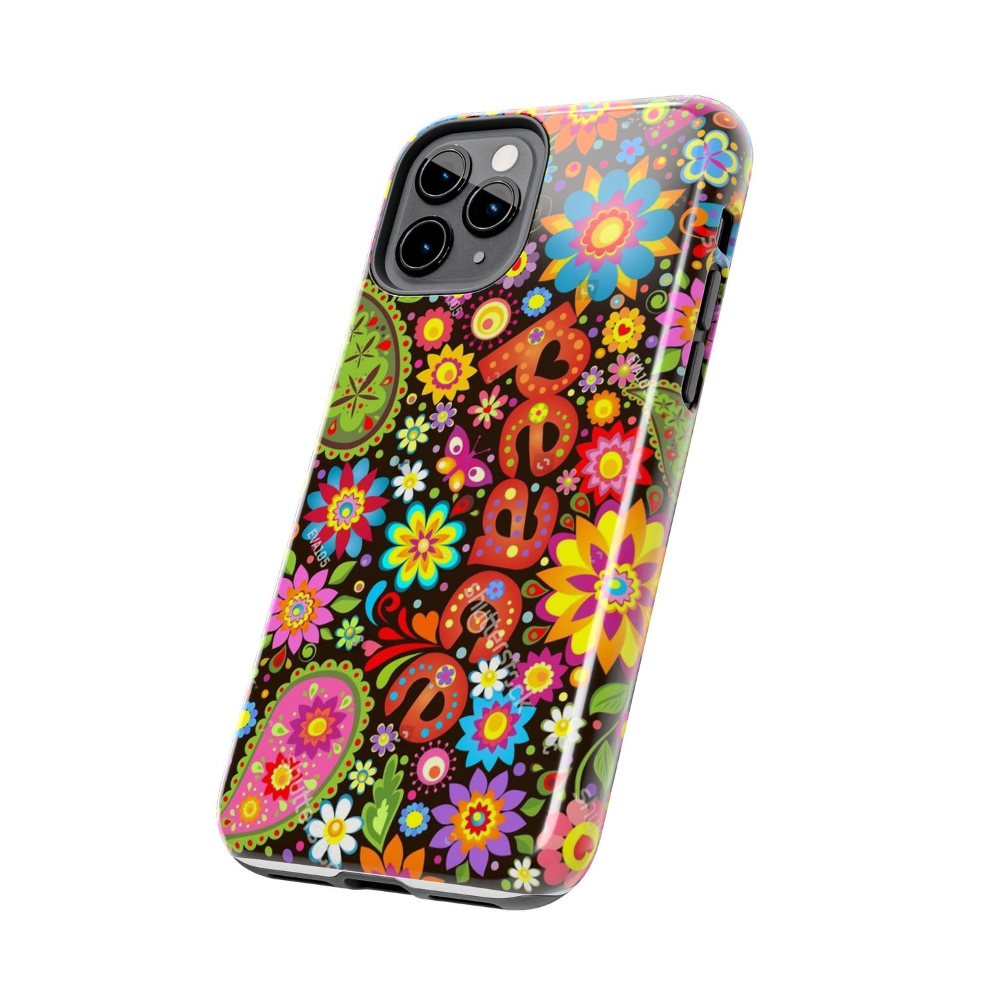 RETRO - PEACE - Tough iPhone Cases - Choose your Model & Size