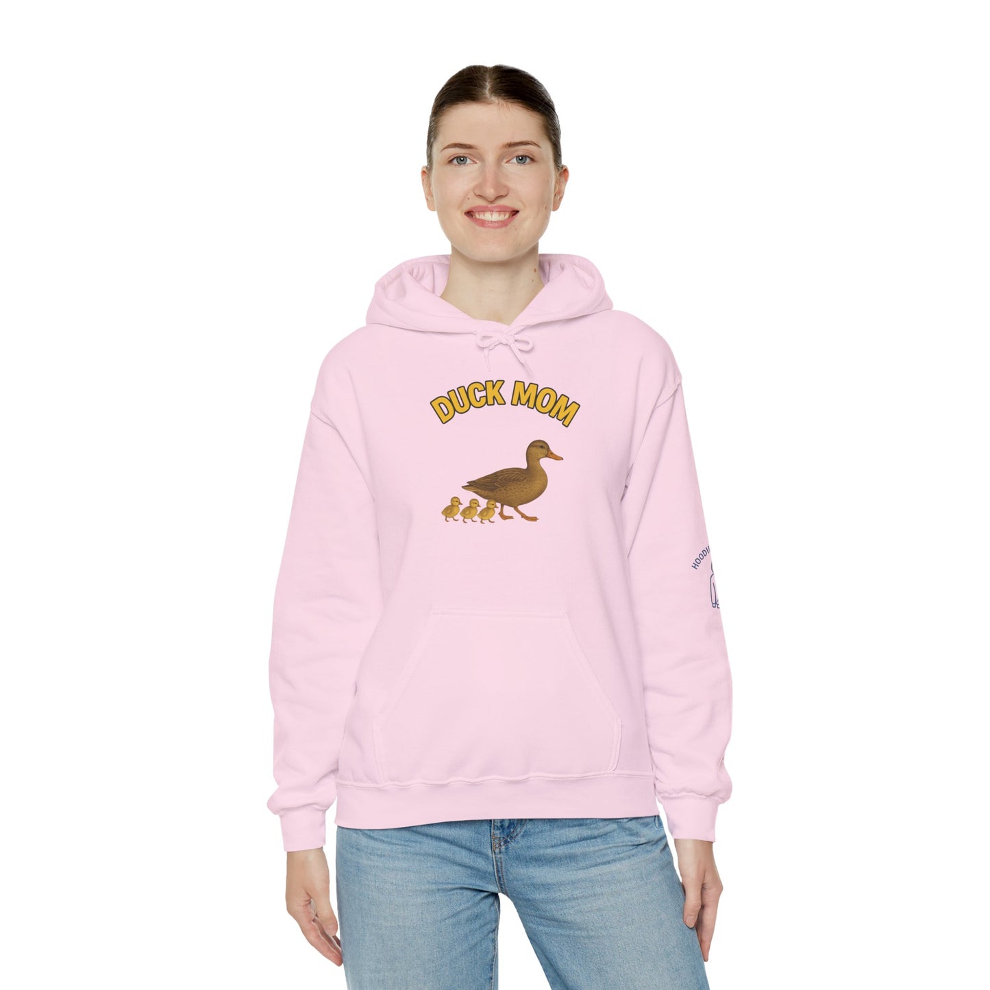 DUCK MOM - Unisex Heavy Blend Hooded Sweatshirt. Stay Warm while Feeding and watching your Ducks!  [...]