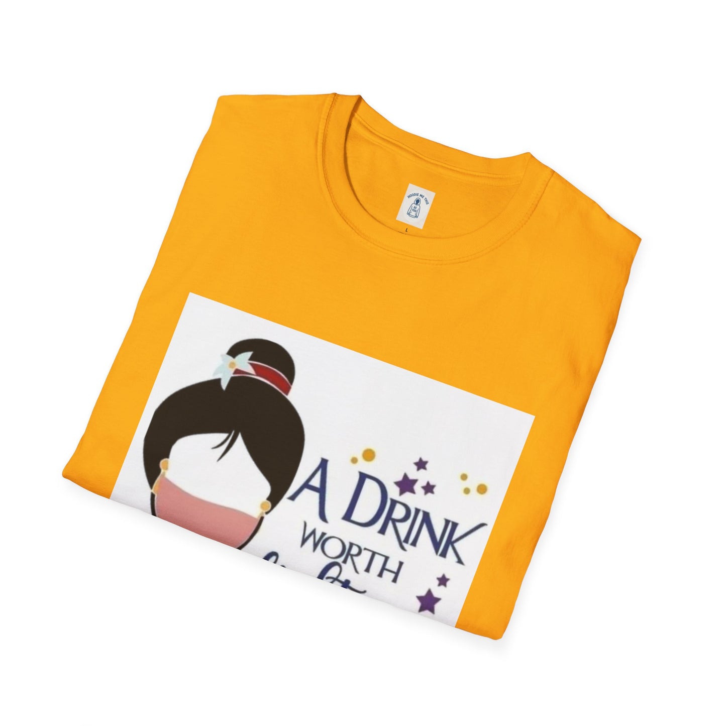 A Drink Worth Fighting For - Unisex Softstyle T-Shirt