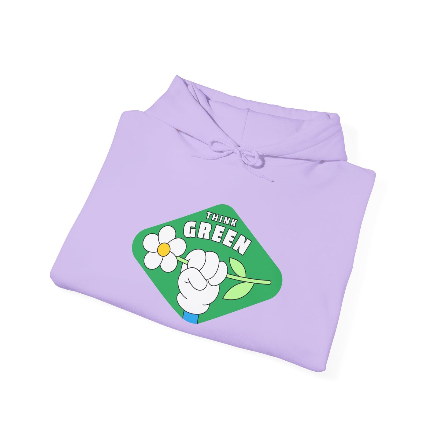 THINK GREEN - Unisex Heavy Blend Hooded Sweatshirt. Stay Warm in Cozy in Winter Classrooms [...]