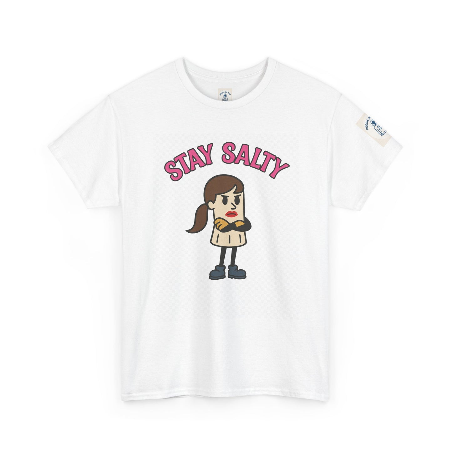 STAY SALTY! - Unisex Heavy Cotton Tee, Vintage Style Tee, Casual Wear, Summer Essentials, Gift for Florida Lovers