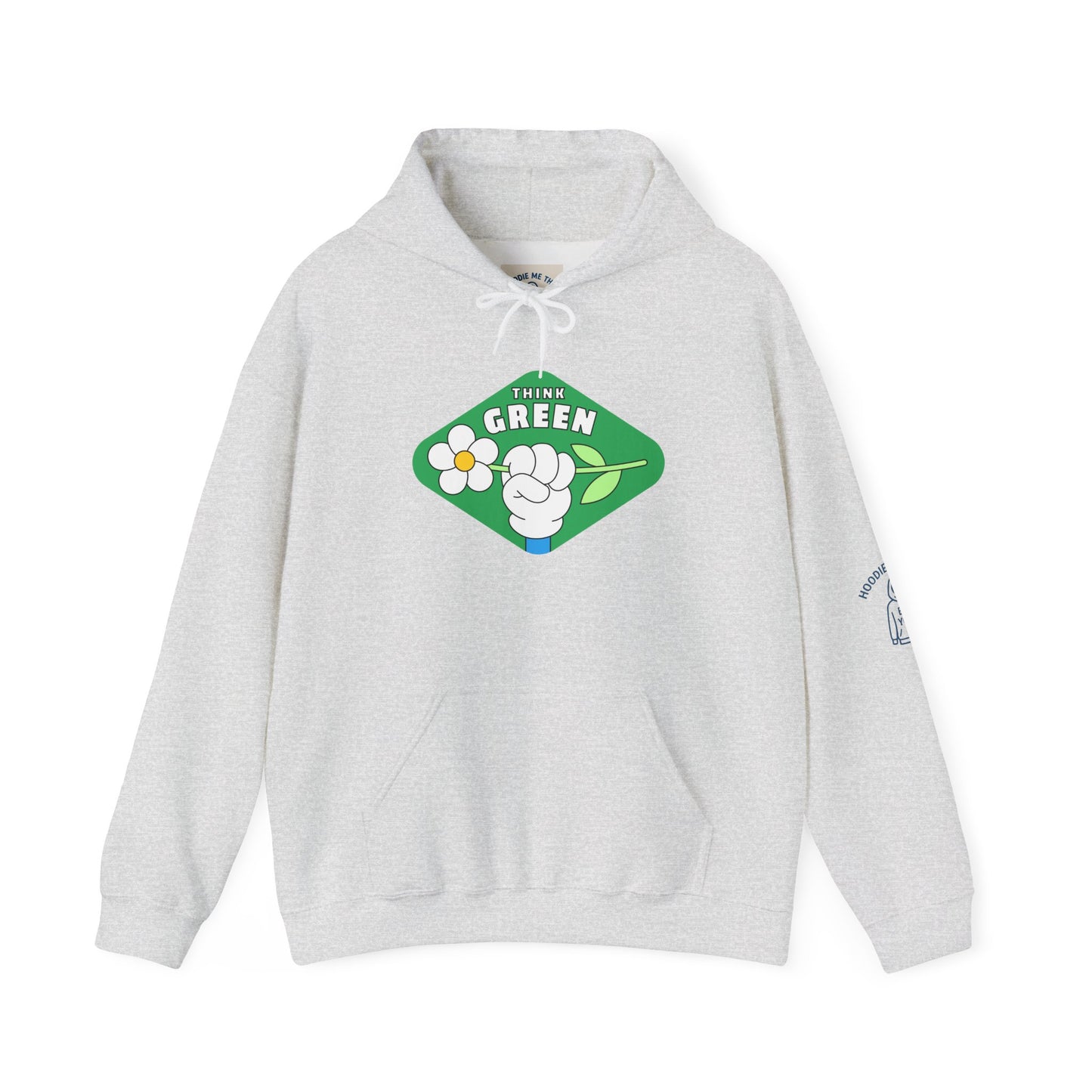THINK GREEN - Unisex Heavy Blend Hooded Sweatshirt. Stay Warm in Cozy in Winter Classrooms [...]