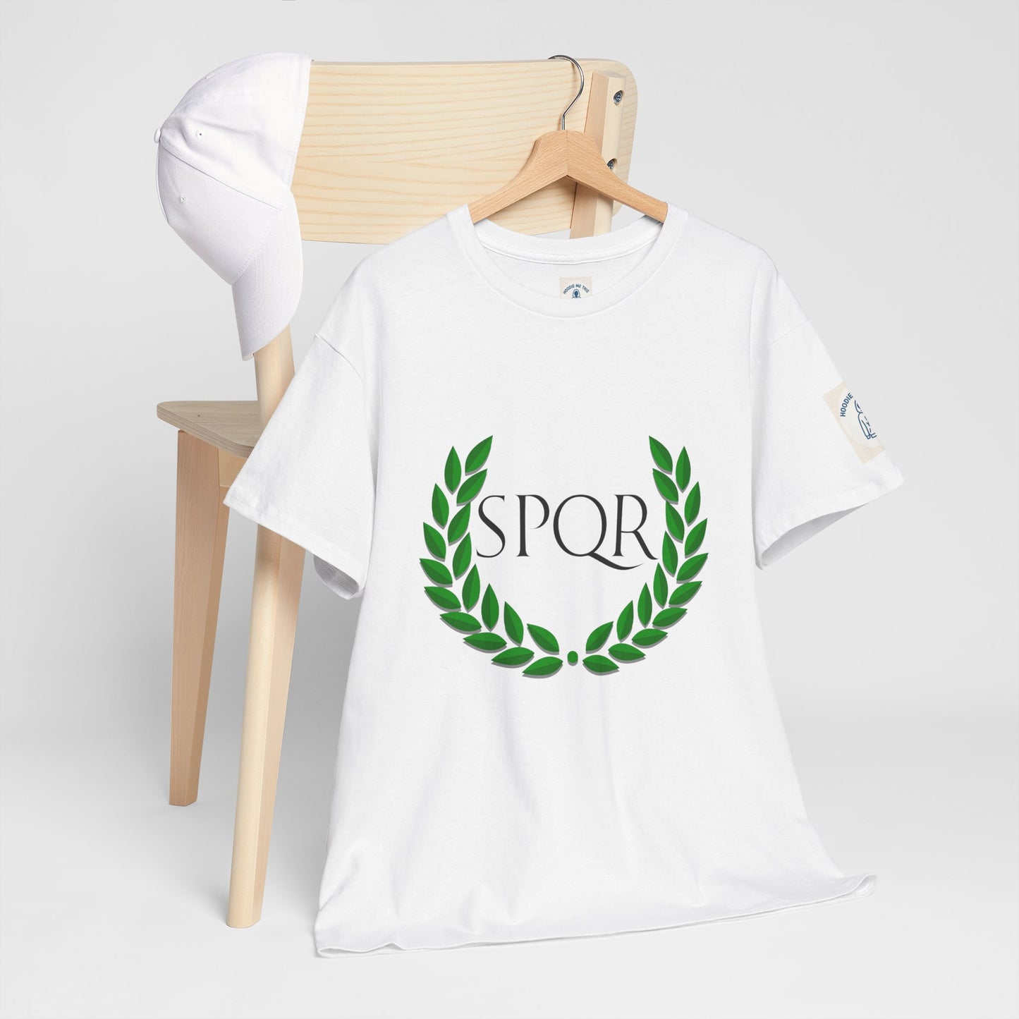 SPQR -  Unisex Heavy Cotton Tee, Vintage Style Tee, Casual Wear, Summer Essentials, Gift for History Lovers