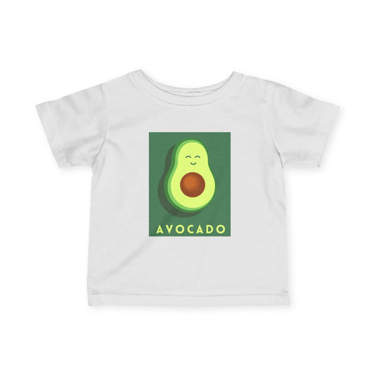 Avocado Infant Tee, Cute Baby Shirt, Toddler Graphics, Baby Shower Gift.
