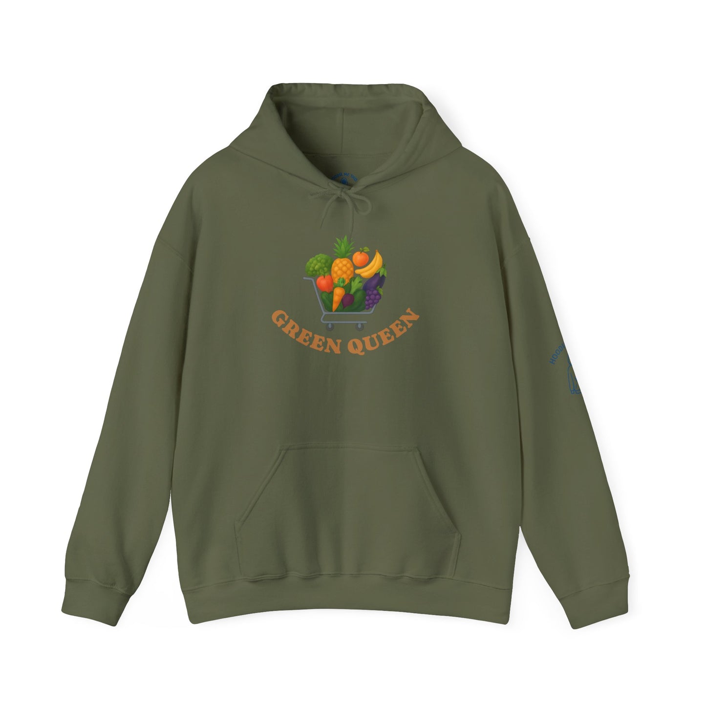GREEN QUEEN fruit and veggies - Unisex Heavy Blend Hooded Sweatshirt. Stay Warm in Cozy all year long[...]