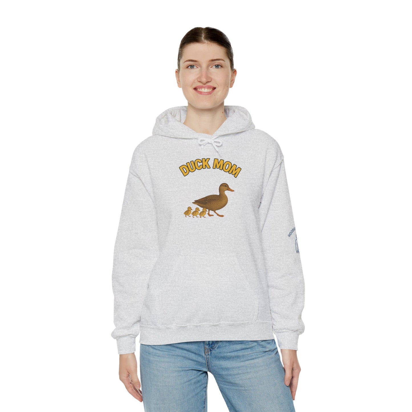 DUCK MOM - Unisex Heavy Blend Hooded Sweatshirt. Stay Warm while Feeding and watching your Ducks!  [...]
