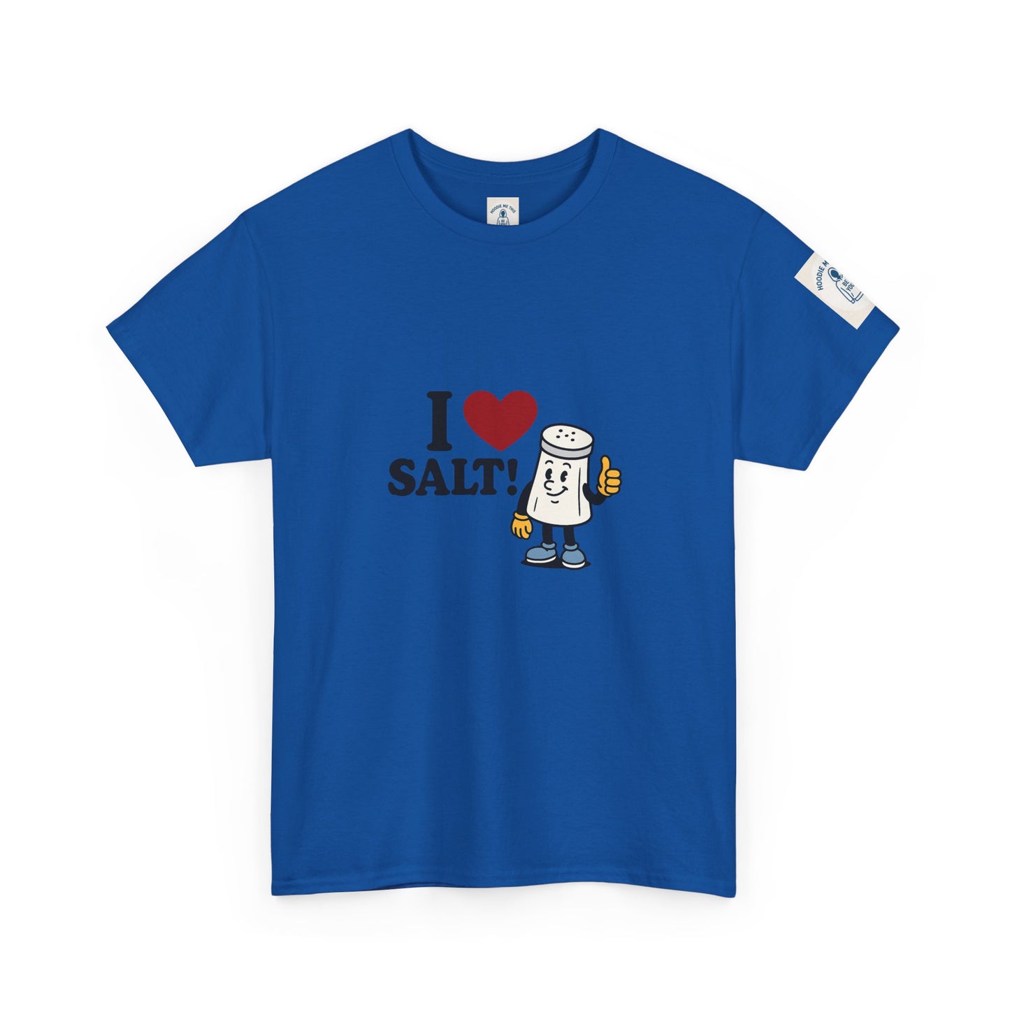 I ❤️ SALT! - Unisex Heavy Cotton Tee, Vintage Style Tee, Casual Wear, Summer Essentials, Gift for Salt Lovers
