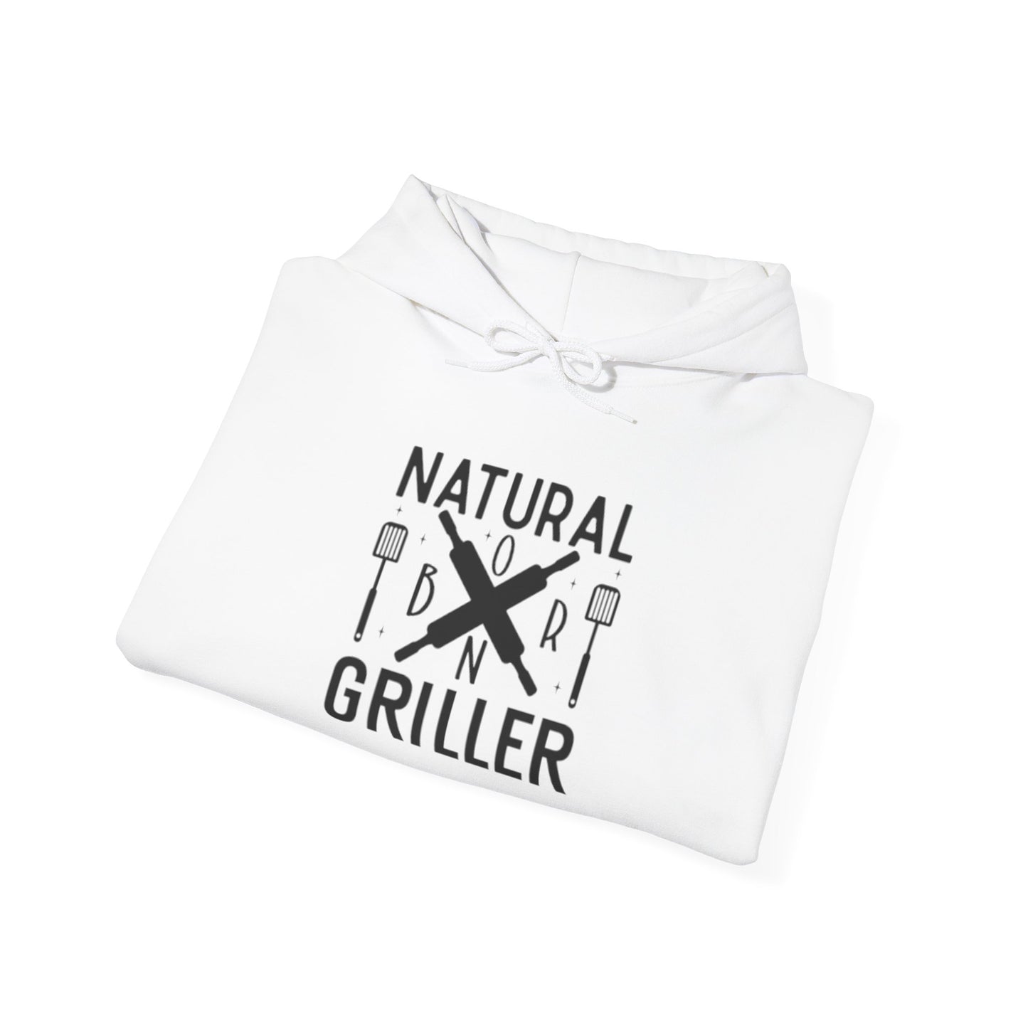 NATURAL BORN GRILLER Hoodie- Unisex Heavy Blend™ Hooded Sweatshirt