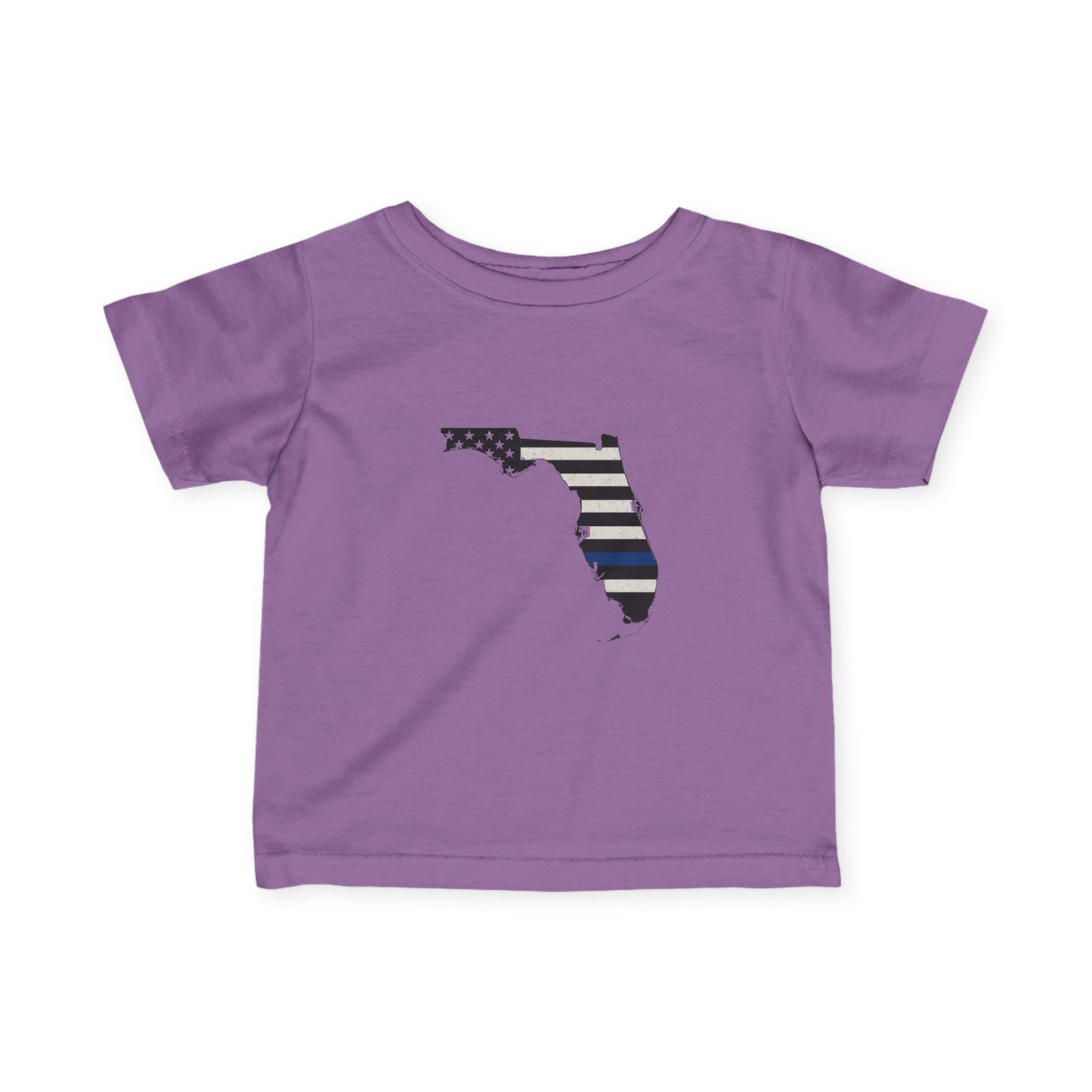 Thin Blue Line - Florida Flag Infant Tee, Cute Baby Shirt, Toddler Graphics, USA Pride Clothing, Baby Shower Gift, Nursery Decor