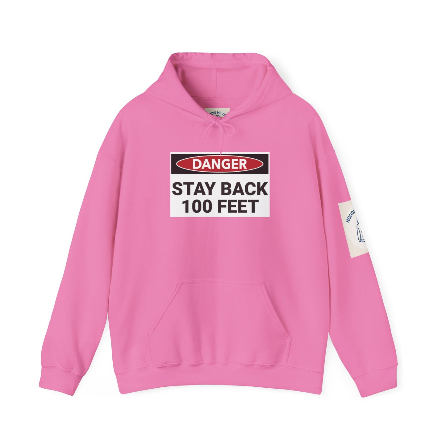 Danger Stay Back 100 Feet - Unisex Heavy Blend Hooded Sweatshirt, Police Support Apparel, Law Enforcement Gear, Gift for First Responders, [...]