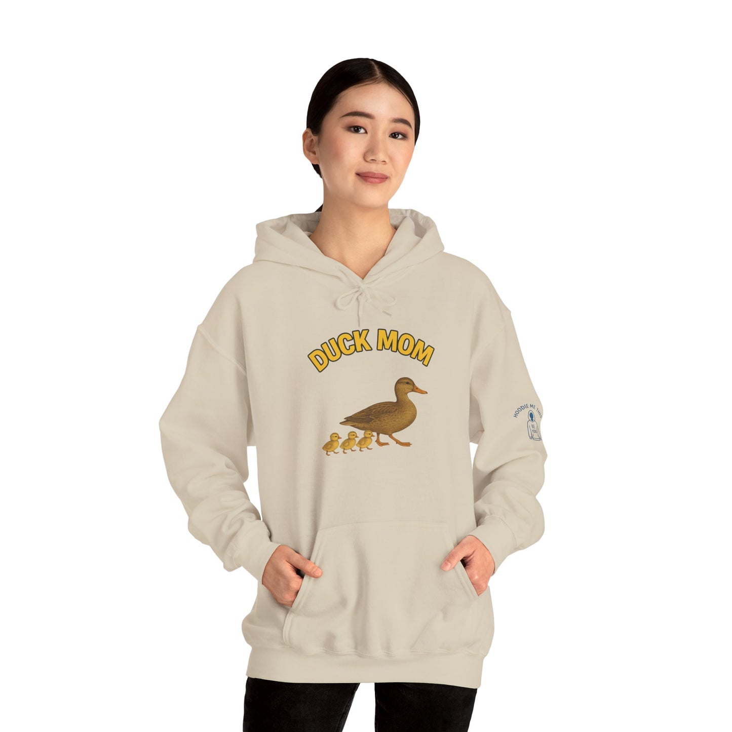 DUCK MOM - Unisex Heavy Blend Hooded Sweatshirt. Stay Warm while Feeding and watching your Ducks!  [...]