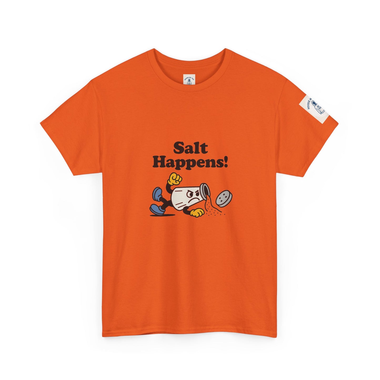 Salt Happens - Unisex Heavy Cotton Tee, Vintage Style Tee, Casual Wear, Summer Essentials, Gift for Florida Lovers