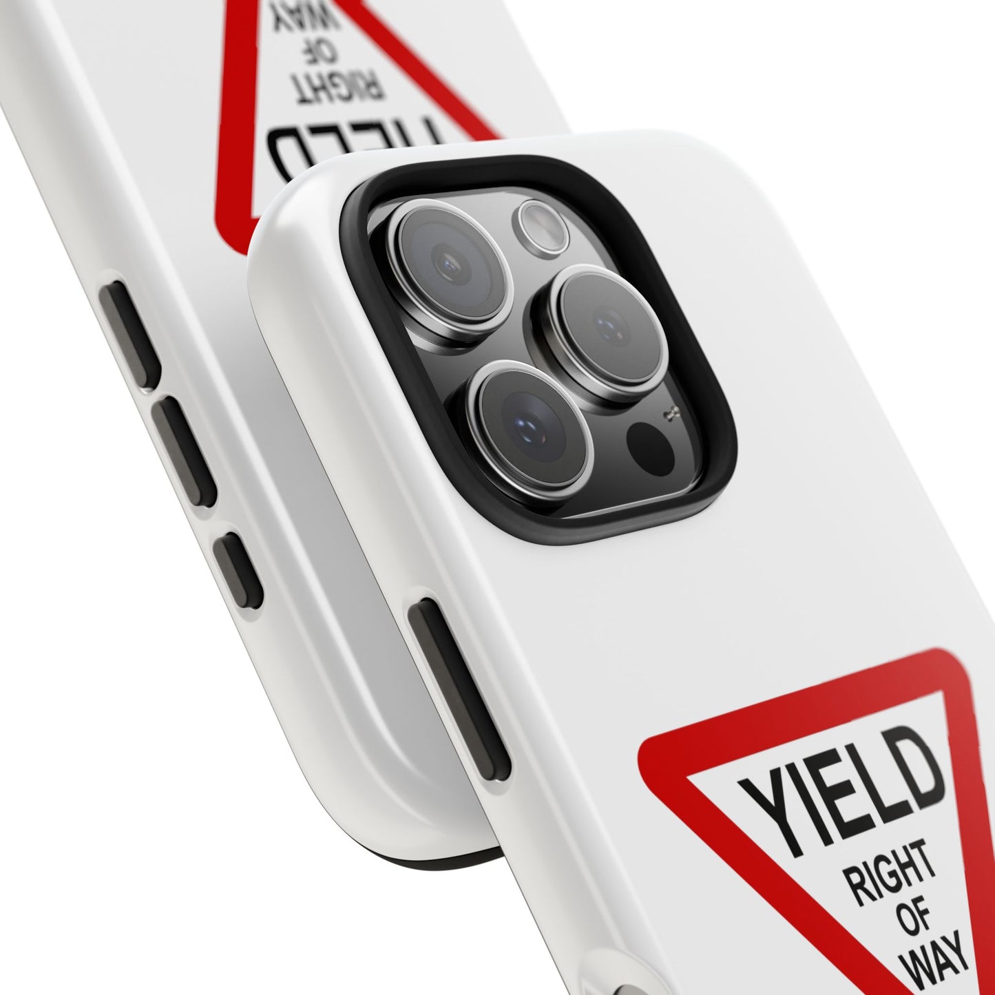 YIELD Right of Way - Tough iPhone Cases - Choose your Size