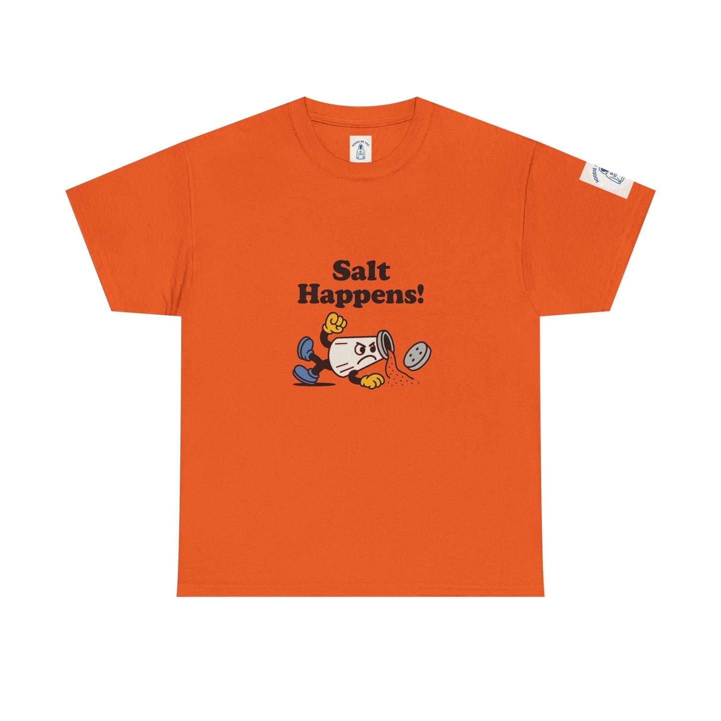Salt Happens - Unisex Heavy Cotton Tee, Vintage Style Tee, Casual Wear, Summer Essentials, Gift for Florida Lovers