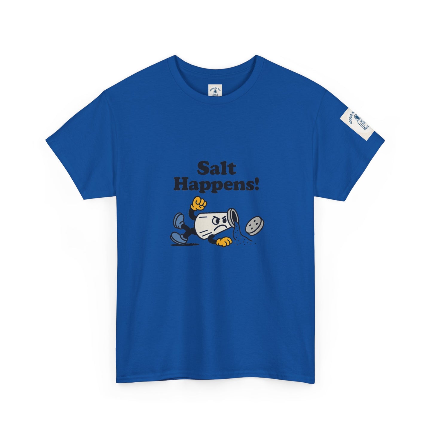Salt Happens - Unisex Heavy Cotton Tee, Vintage Style Tee, Casual Wear, Summer Essentials, Gift for Florida Lovers