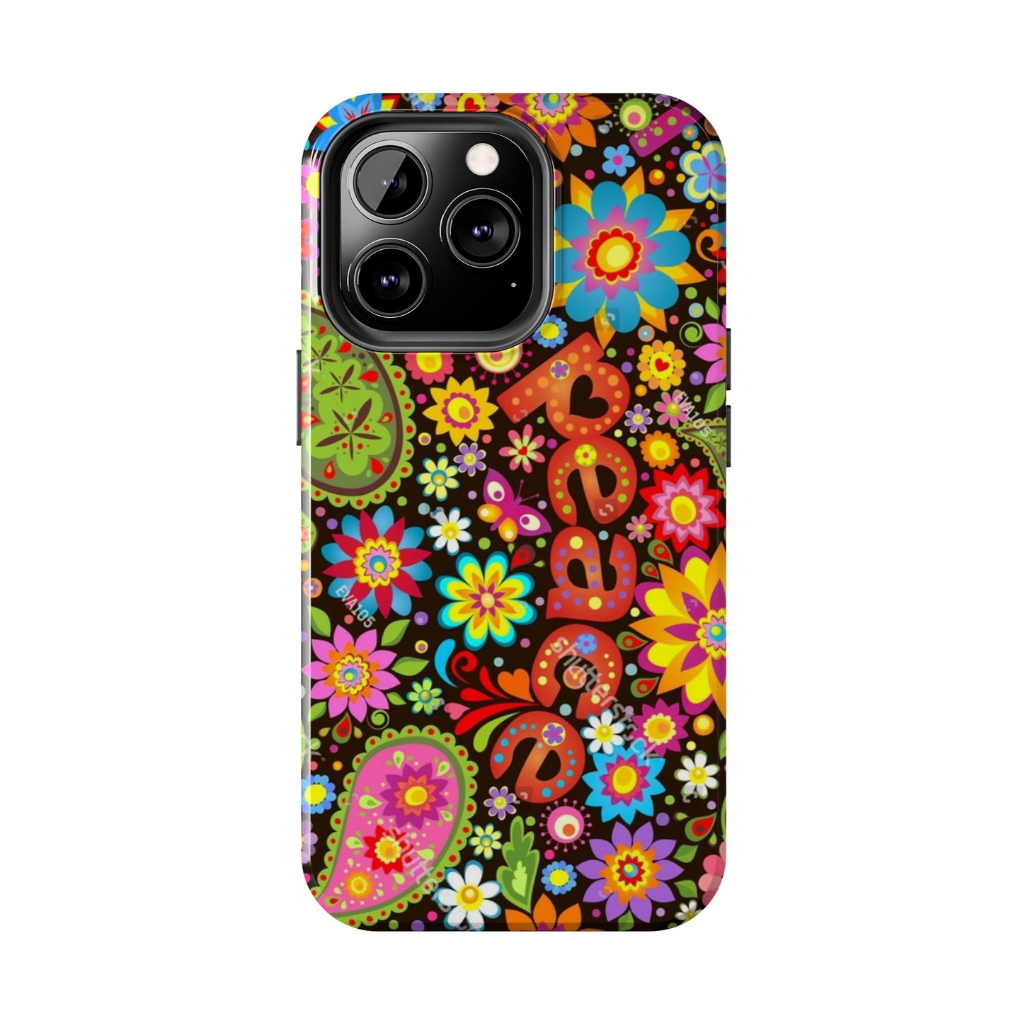 RETRO - PEACE - Tough iPhone Cases - Choose your Model & Size