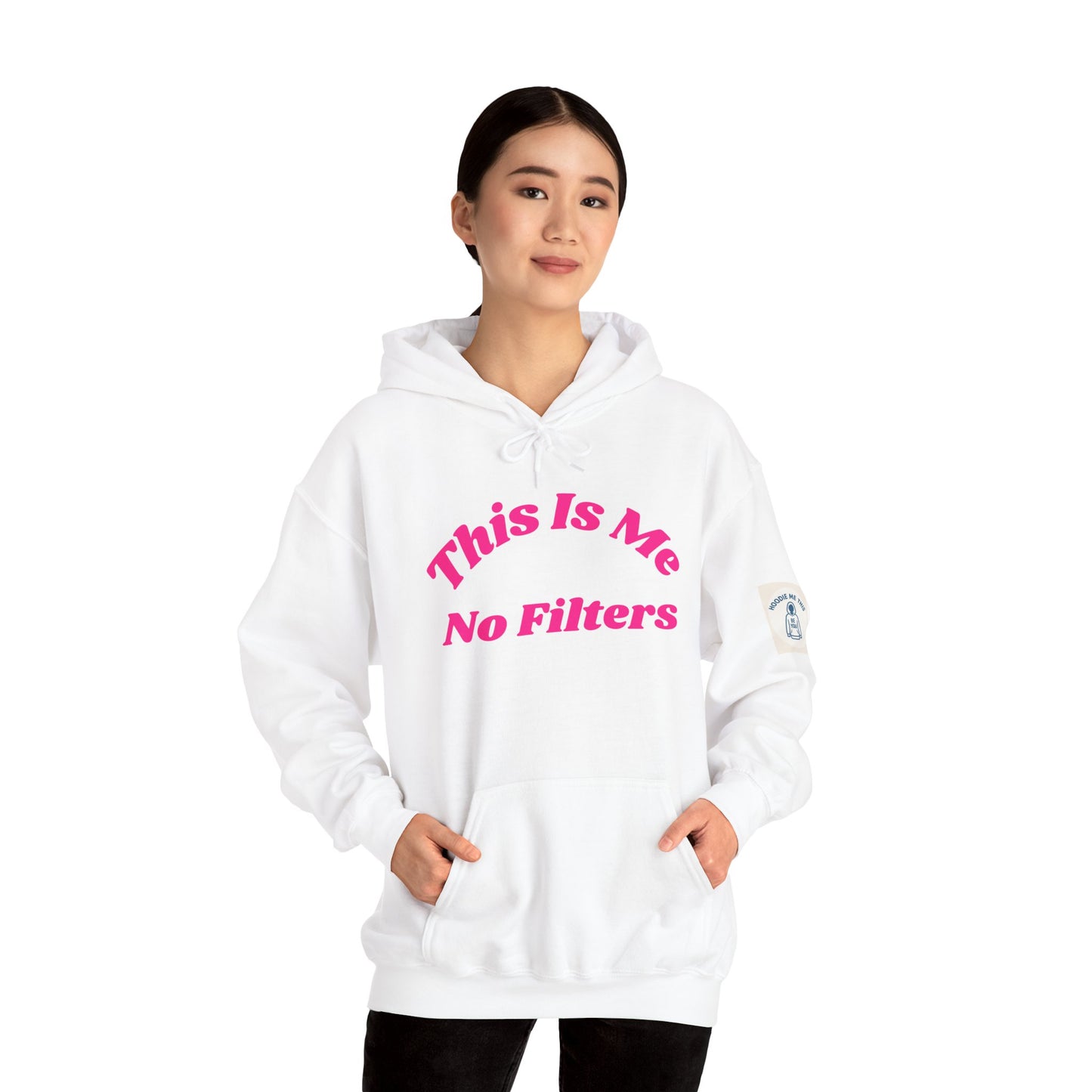 This Is Me No Filters - Unisex Heavy Blend Hooded Sweatshirt. Stay Warm in Cozy in Winter Classrooms [...]