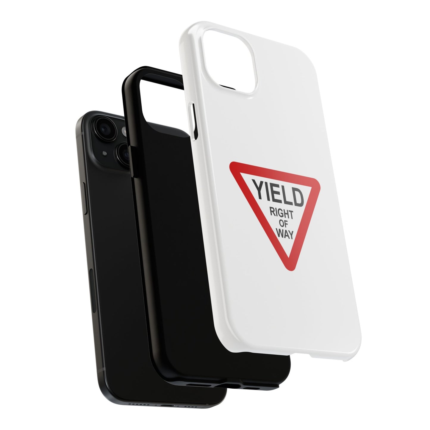 YIELD Right of Way - Tough iPhone Cases - Choose your Size