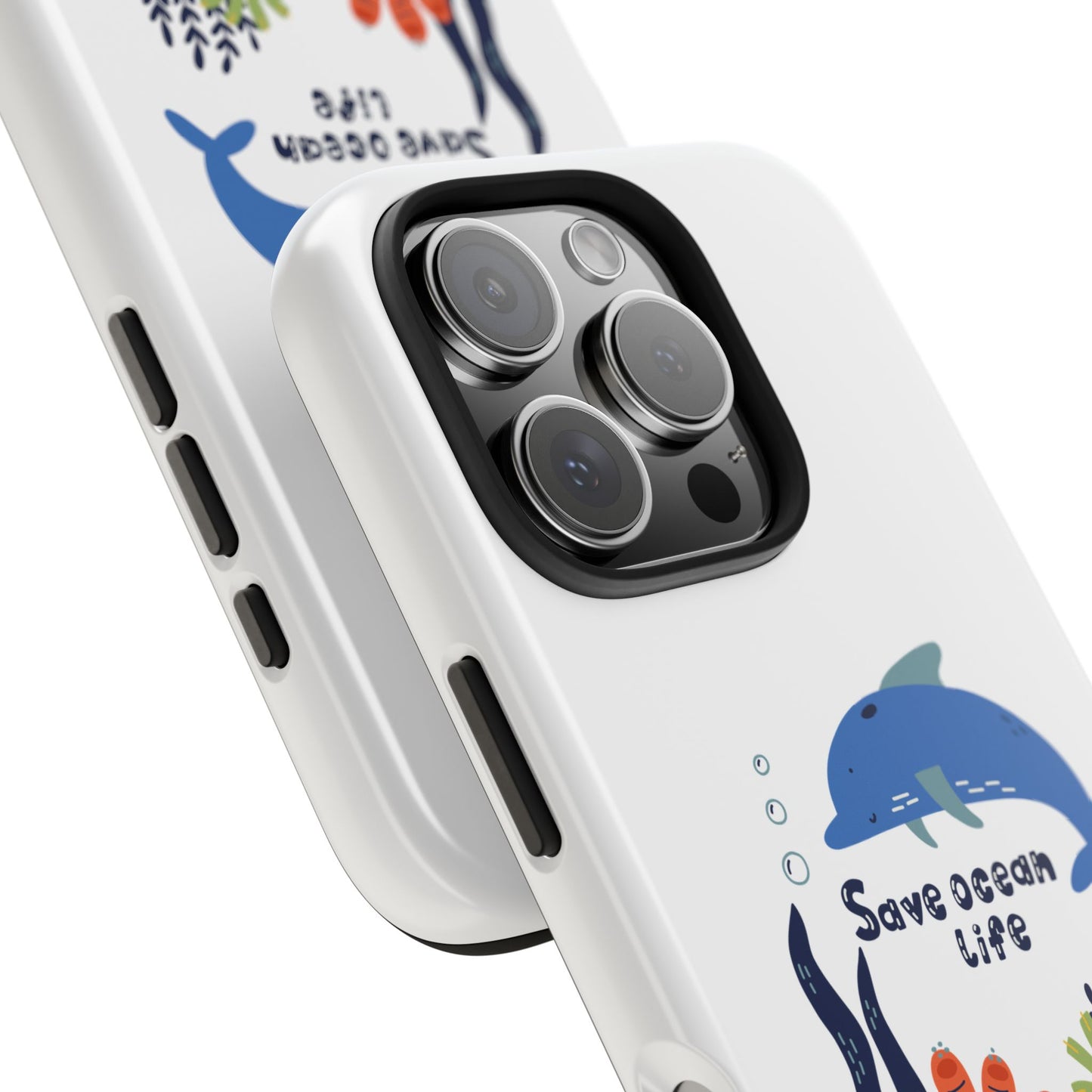 Save Ocean Life - Tough iPhone Cases - Choose your Size