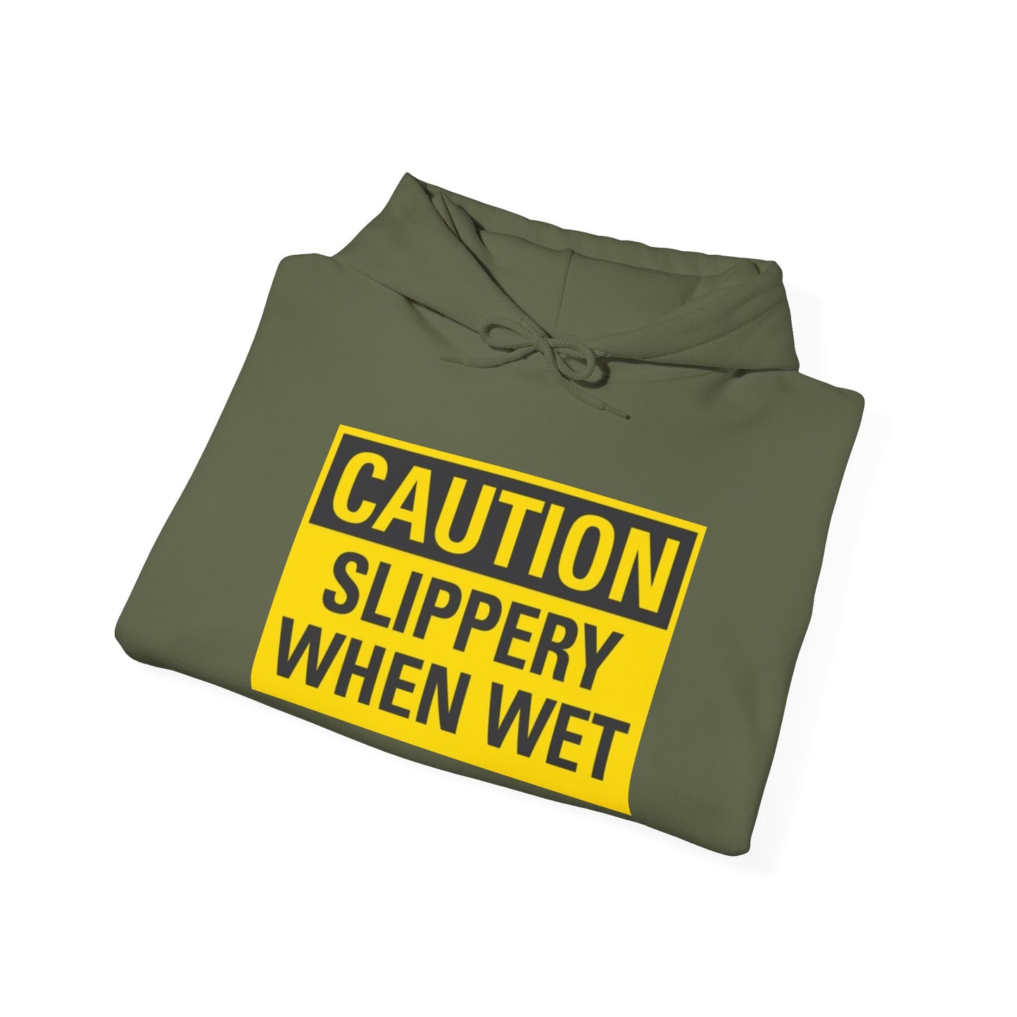 Caution Slippery When Wet, Unisex Heavy Blend Hooded Sweatshirt,[...]