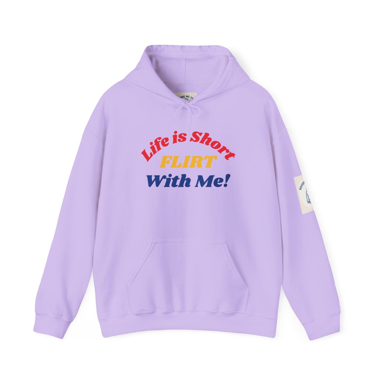 Life Is Short FLIRT With Me! - Unisex Heavy Blend Hooded Sweatshirt. Stay Flirty & Cozy all Year Long![...]