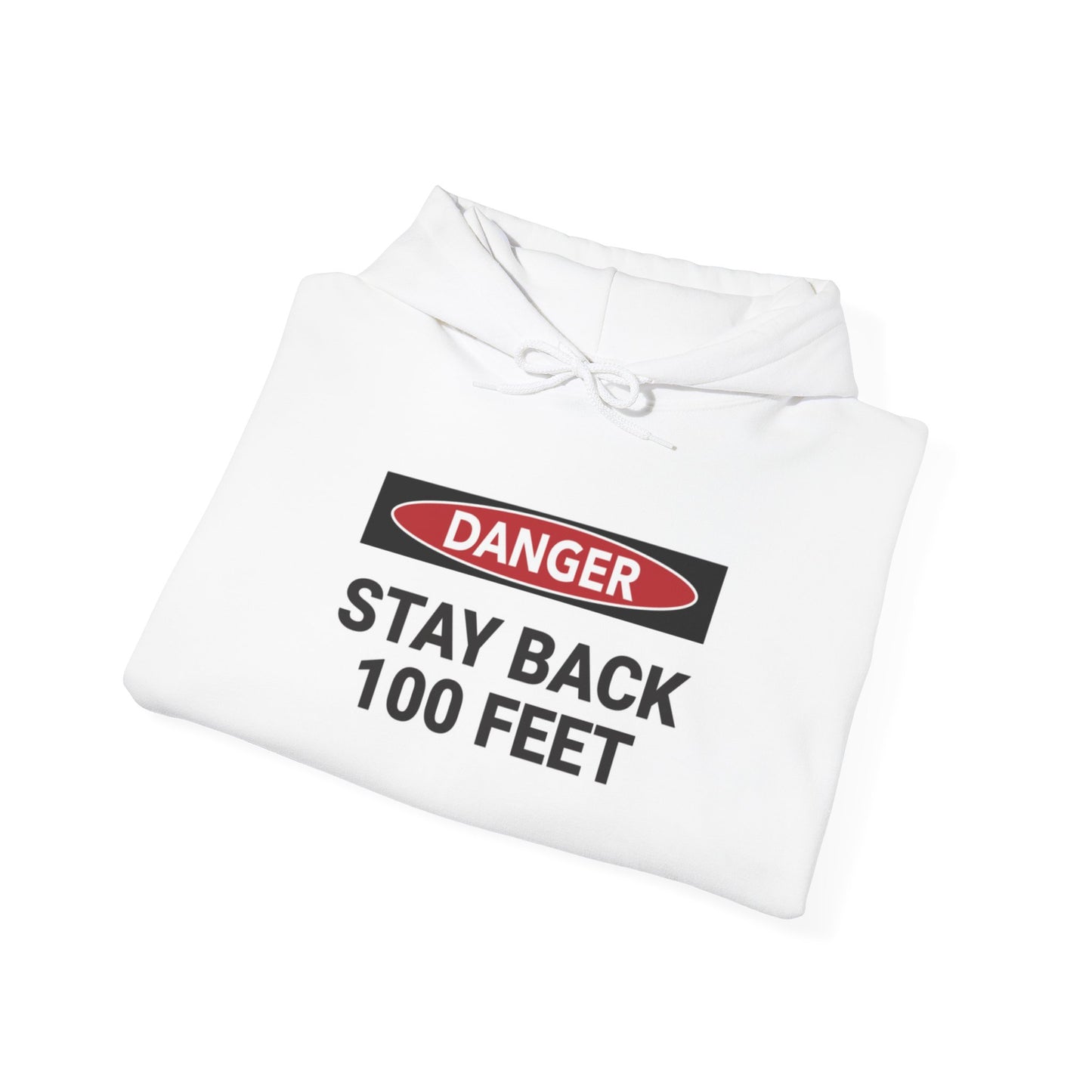 Danger Stay Back 100 Feet - Unisex Heavy Blend Hooded Sweatshirt, Police Support Apparel, Law Enforcement Gear, Gift for First Responders, [...]