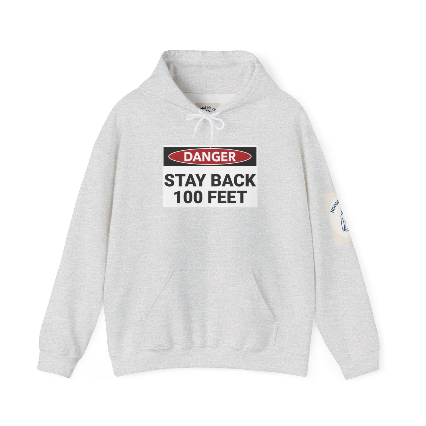 Danger Stay Back 100 Feet - Unisex Heavy Blend Hooded Sweatshirt, Police Support Apparel, Law Enforcement Gear, Gift for First Responders, [...]