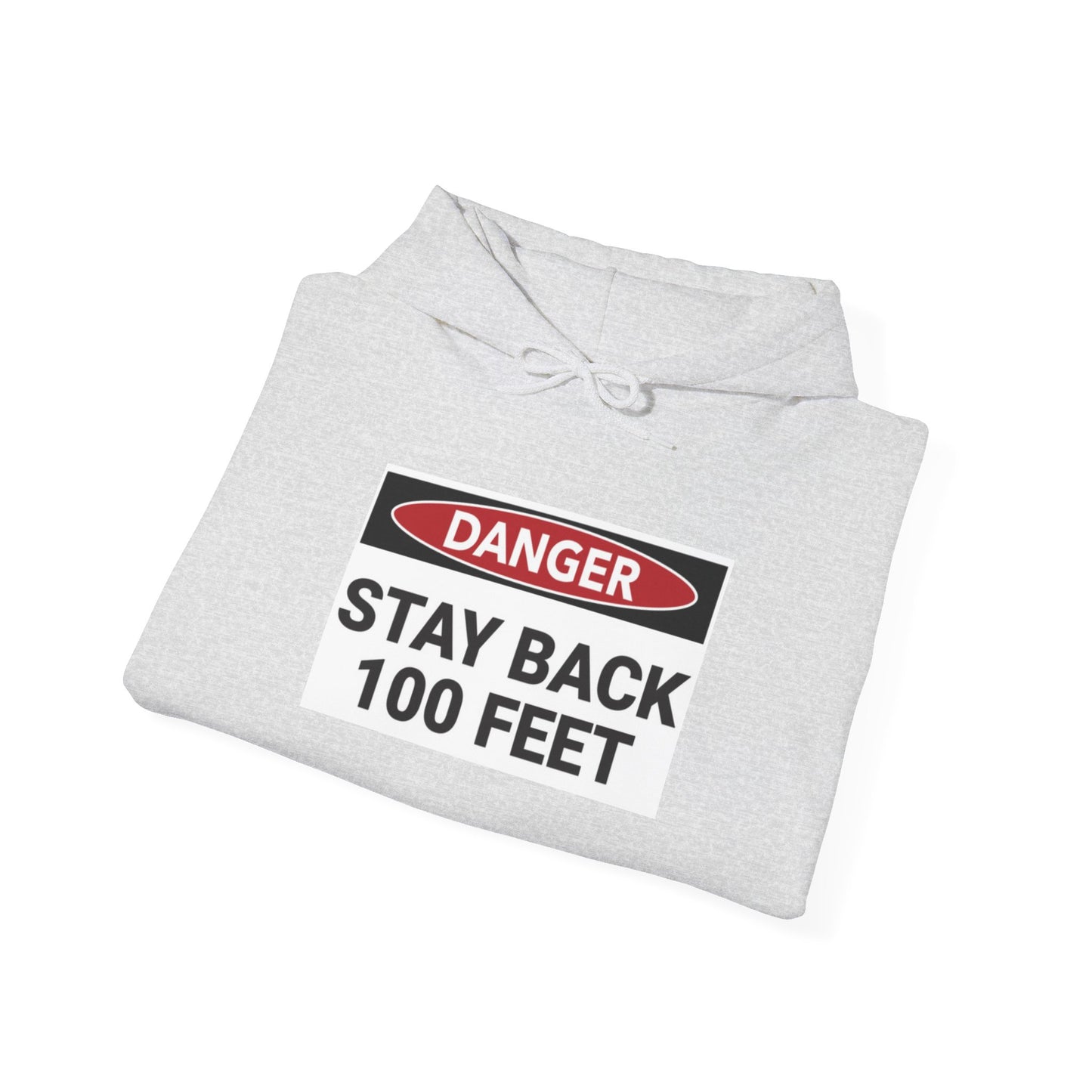 Danger Stay Back 100 Feet - Unisex Heavy Blend Hooded Sweatshirt, Police Support Apparel, Law Enforcement Gear, Gift for First Responders, [...]