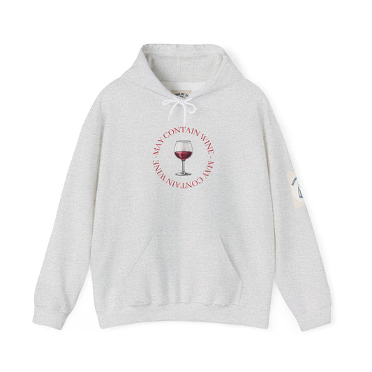 MAY CONTAIN WINE - Unisex Heavy Blend Hooded Sweatshirt, [...]