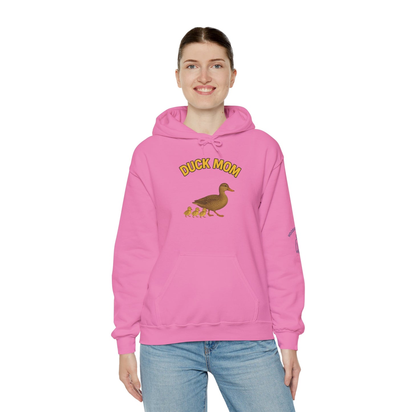 DUCK MOM - Unisex Heavy Blend Hooded Sweatshirt. Stay Warm while Feeding and watching your Ducks!  [...]