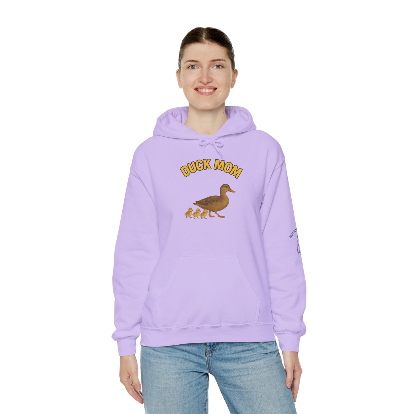 DUCK MOM - Unisex Heavy Blend Hooded Sweatshirt. Stay Warm while Feeding and watching your Ducks!  [...]