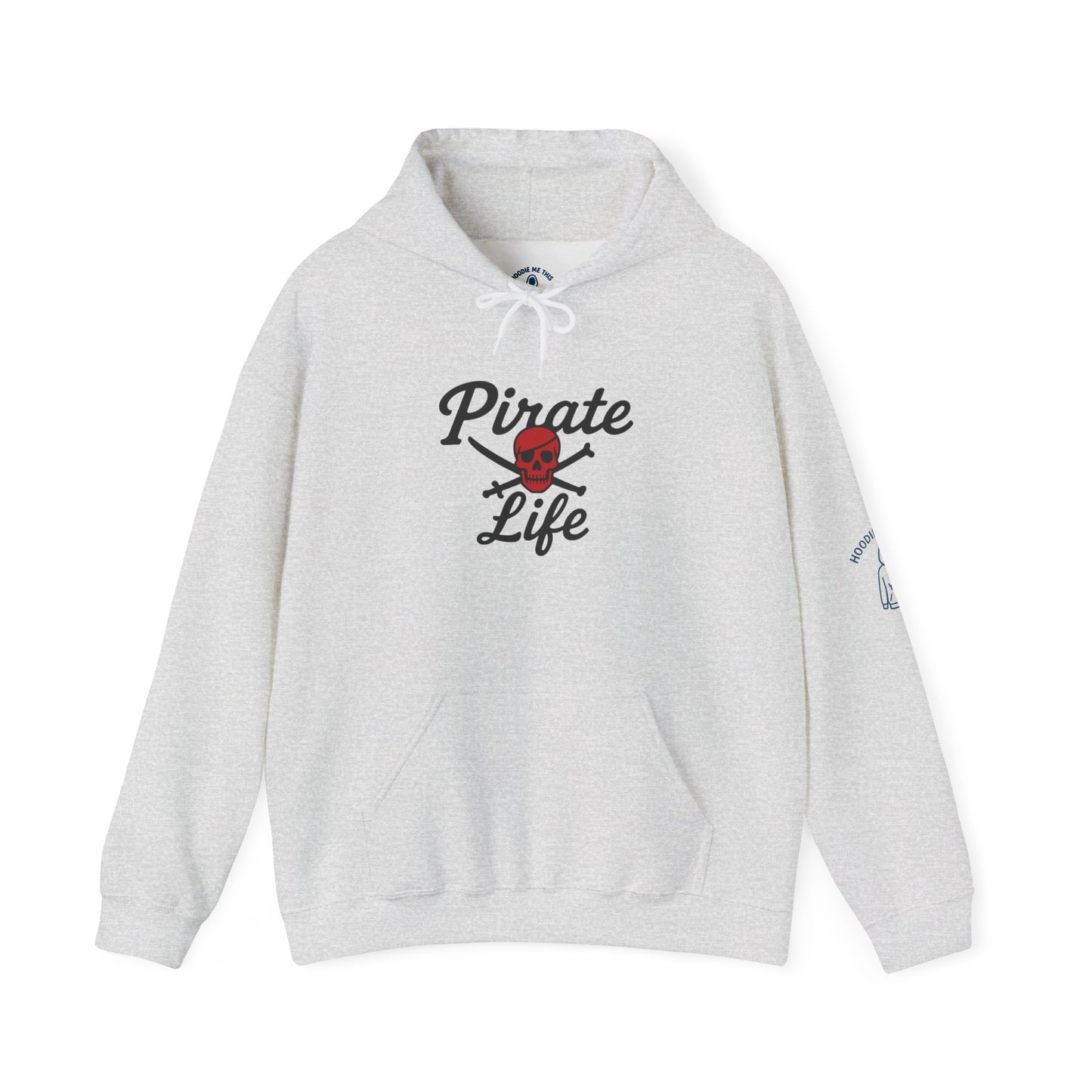 Red Skull Pirate Life  - Unisex Heavy Blend Hooded Sweatshirt. Stay Warm and Express Yourself all year long.[...]