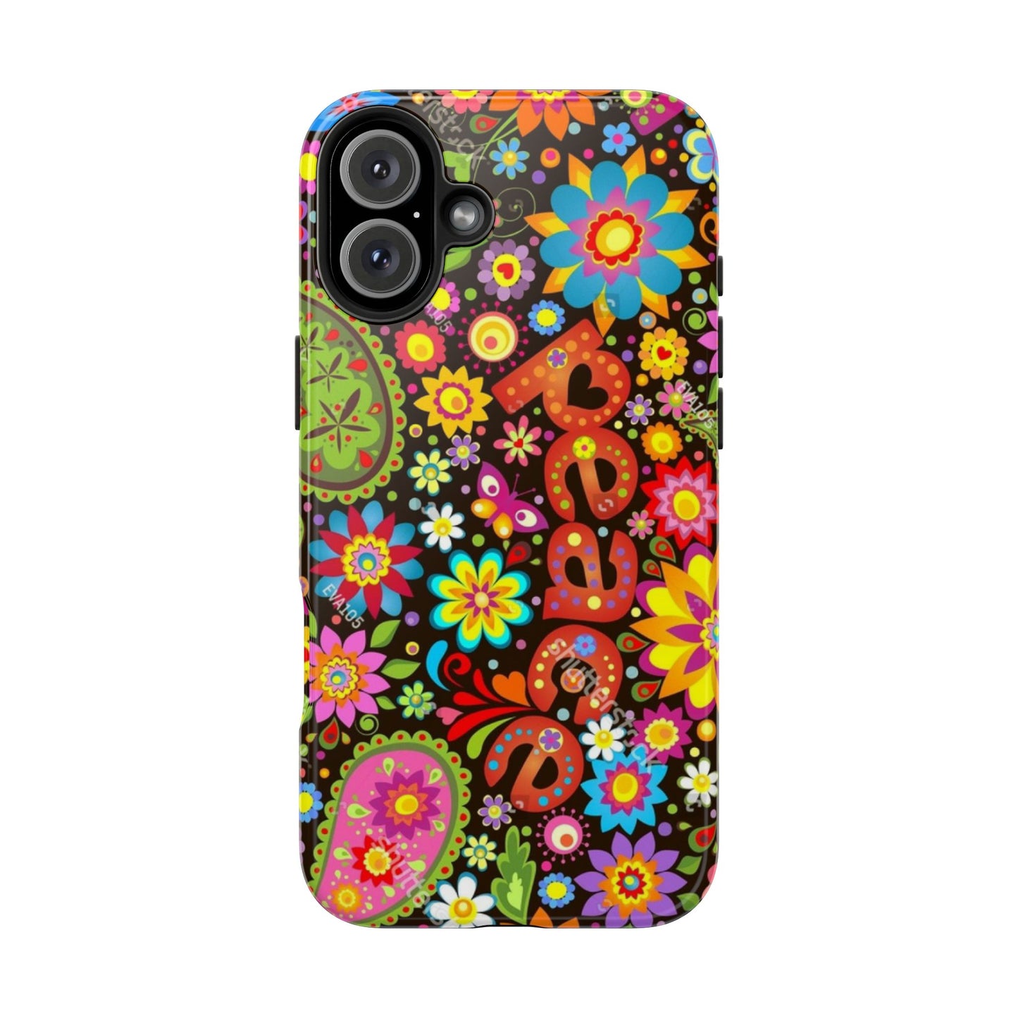 RETRO - PEACE - Tough iPhone Cases - Choose your Model & Size