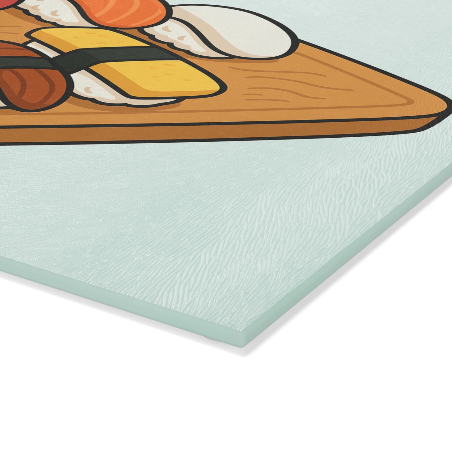 Assorted Sushi Glass Cutting Board, Kitchen Decor, Gift for Grill Lovers, Unique Cooking Gifts, Housewarming Gift