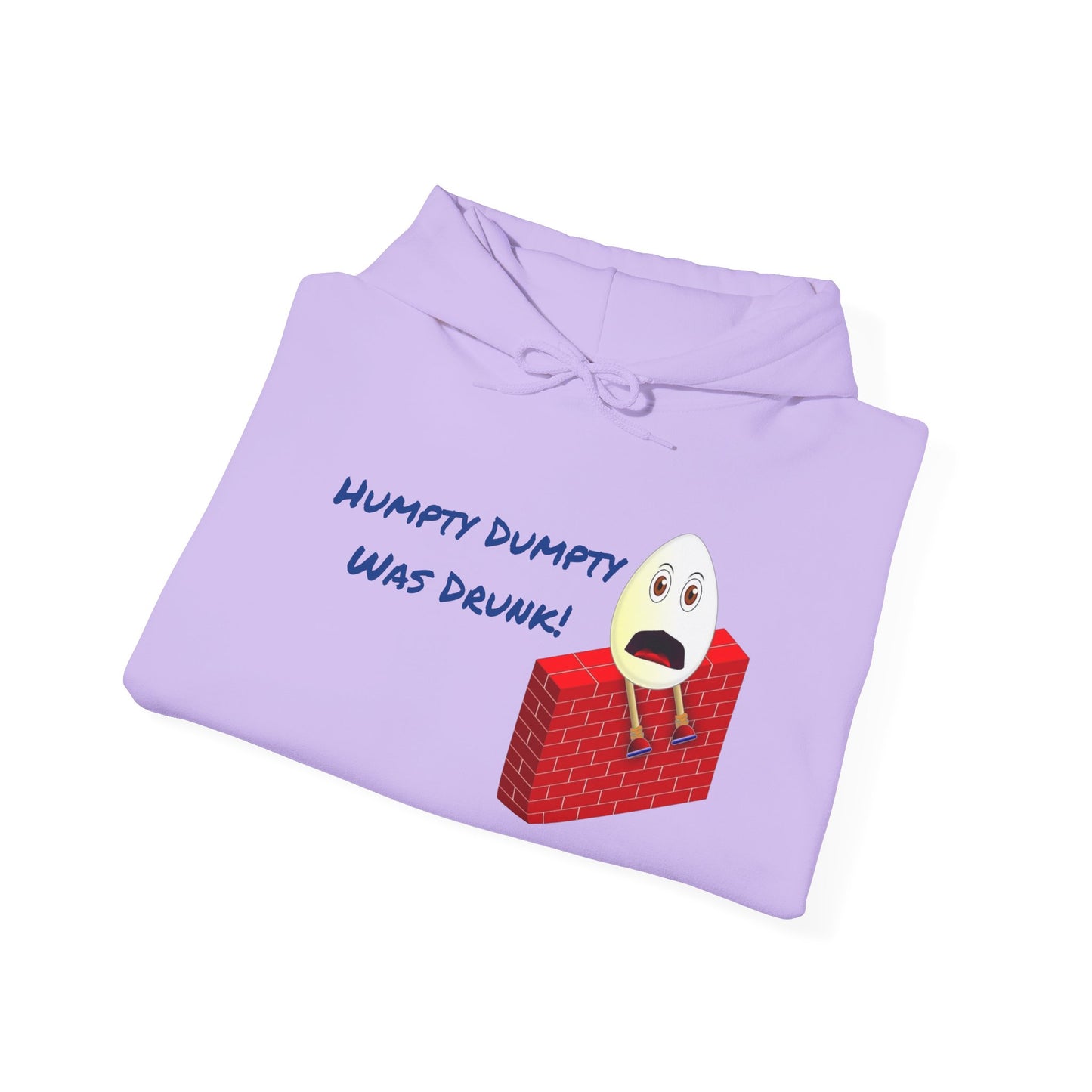 Humpty Dumpty Was Drunk! - Unisex Heavy Blend Hooded Sweatshirt. Stay Warm in Cozy in Winter Classrooms [...]